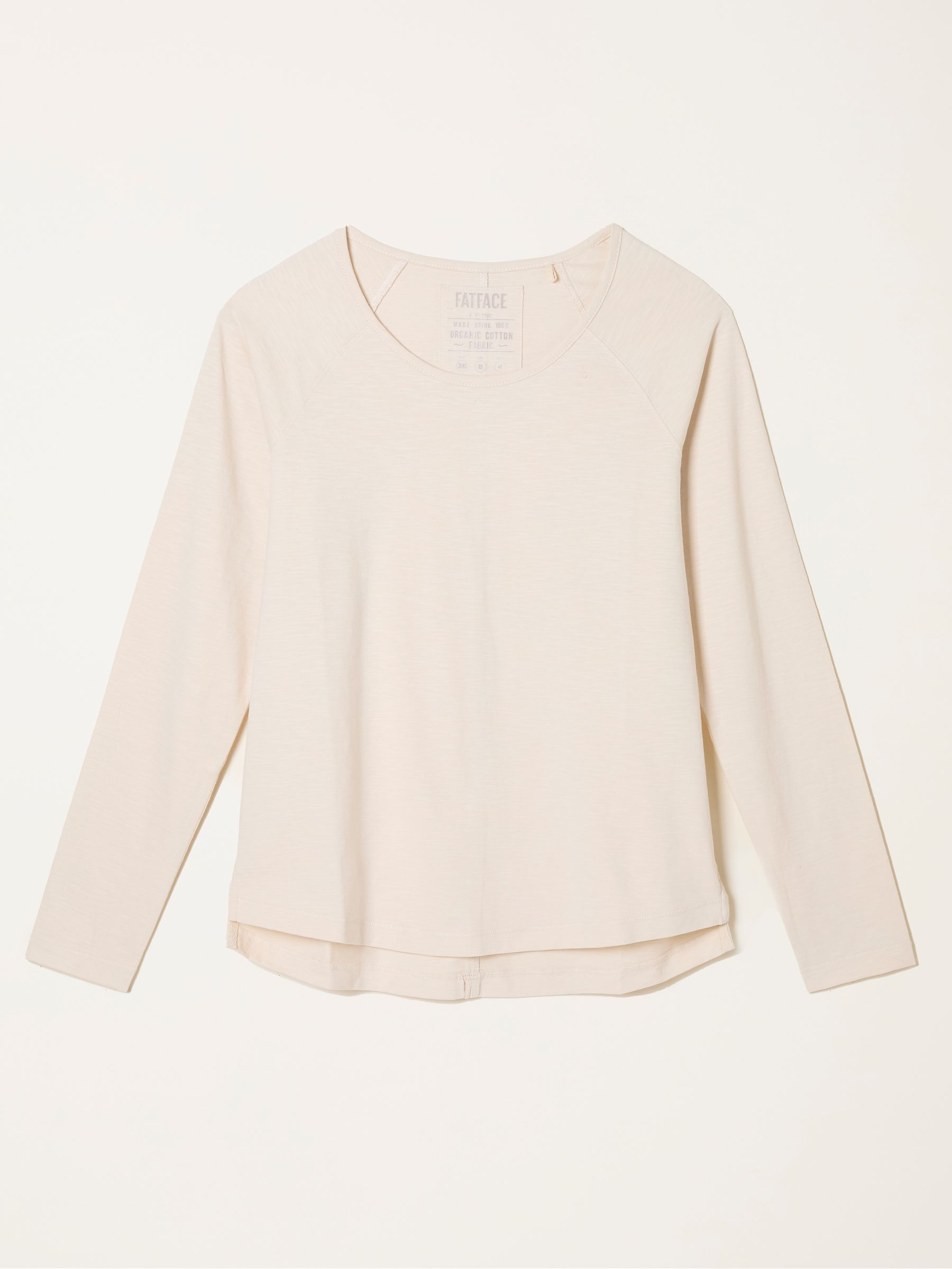 Ava Ecru Long Sleeve T Shirt - Image 6 of 6