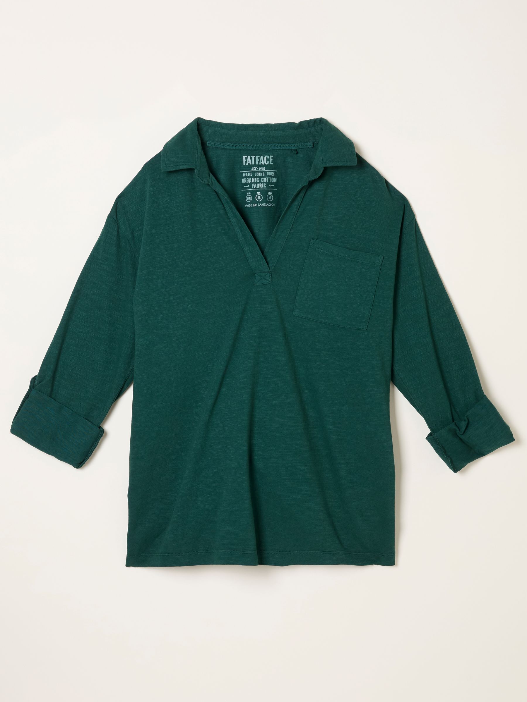 Paige Teal Blue Jersey Shirt - Image 5 of 5