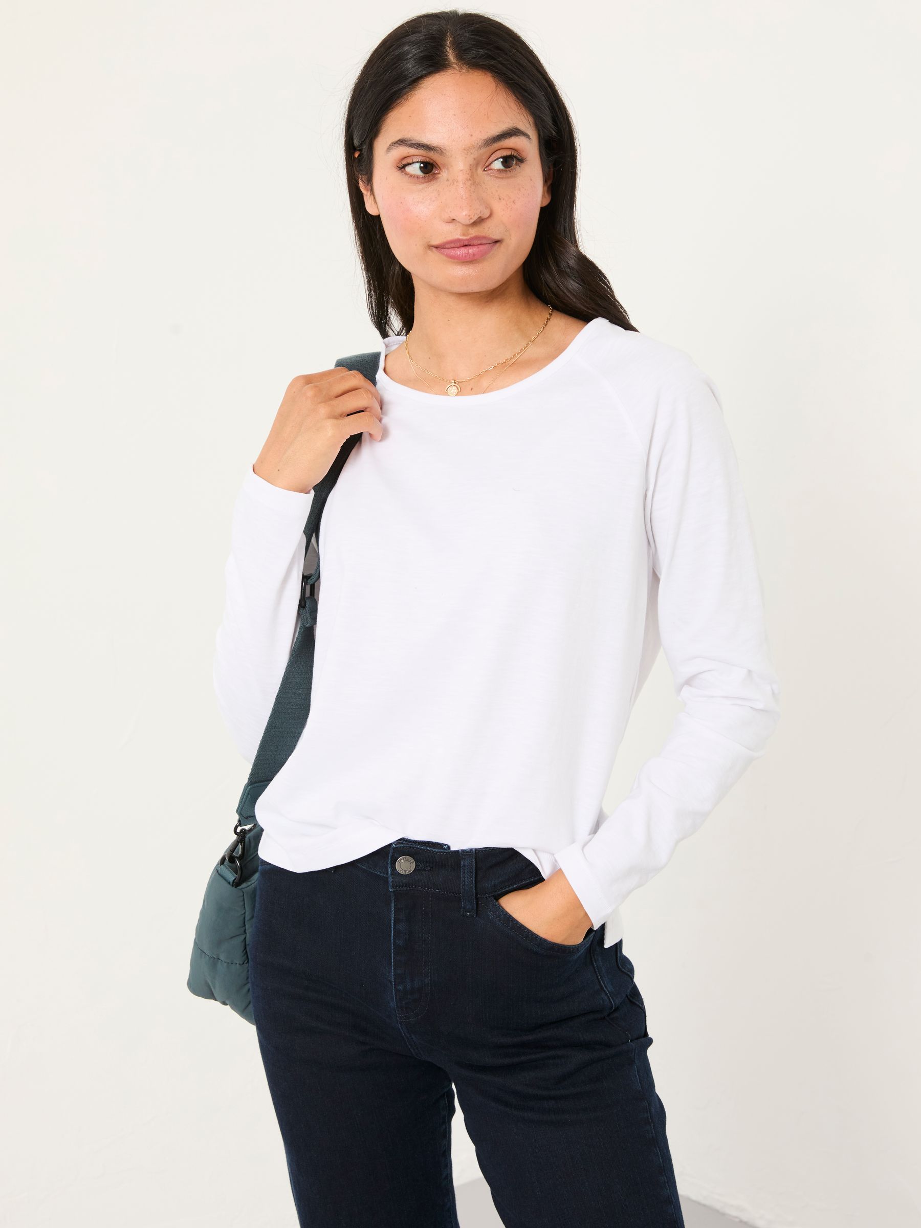 Ava White Long Sleeve T Shirt - Image 4 of 5
