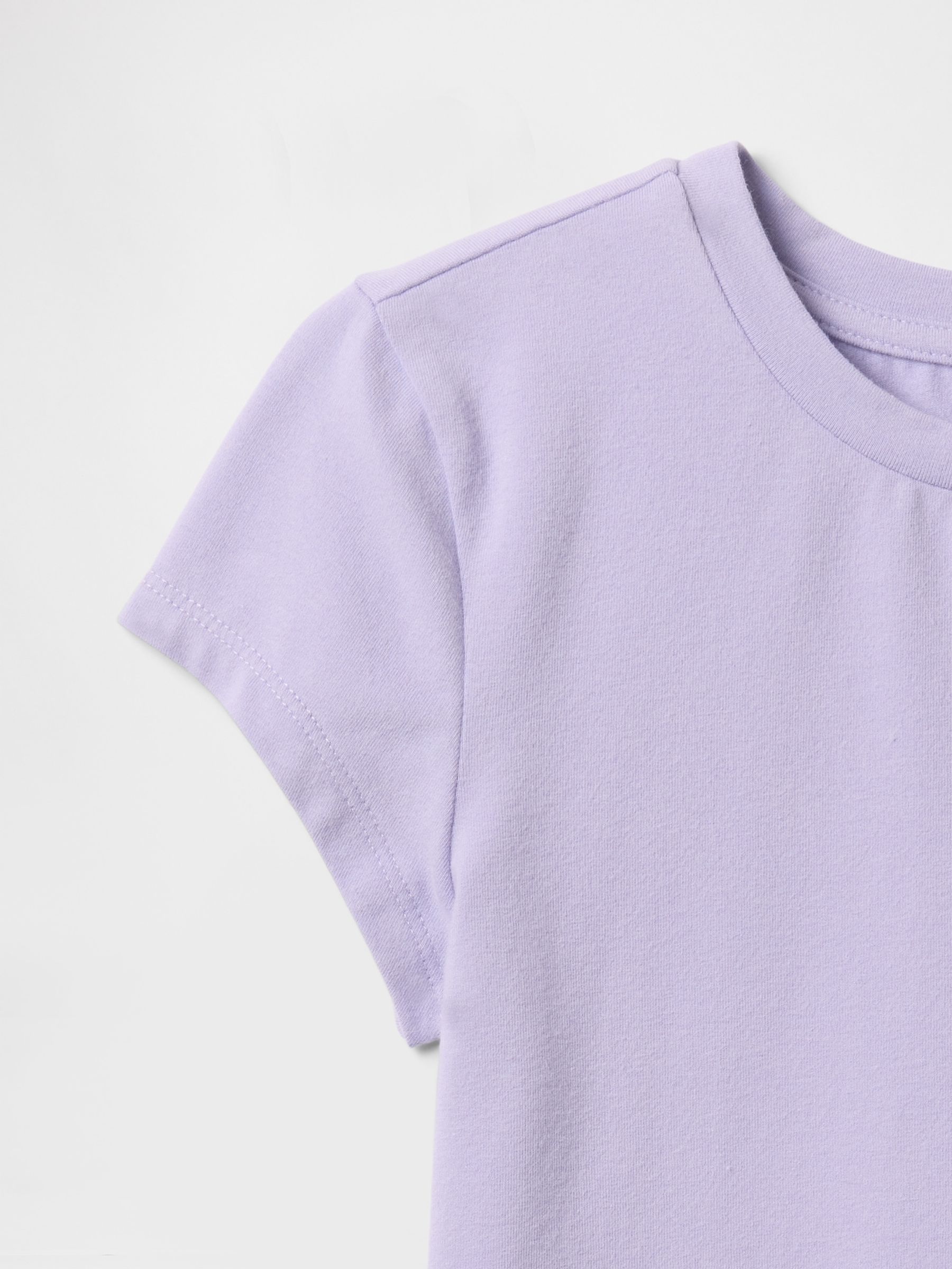 Purple Short Sleeve Crew Neck T-Shirt (4-13yrs) - Image 4 of 4
