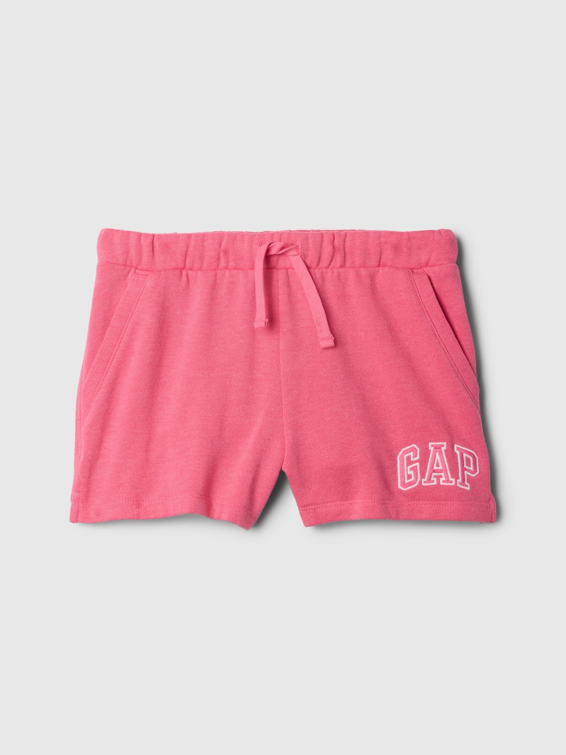 Pink Logo Pull On Shorts (4-13yrs) - Image 1 of 3