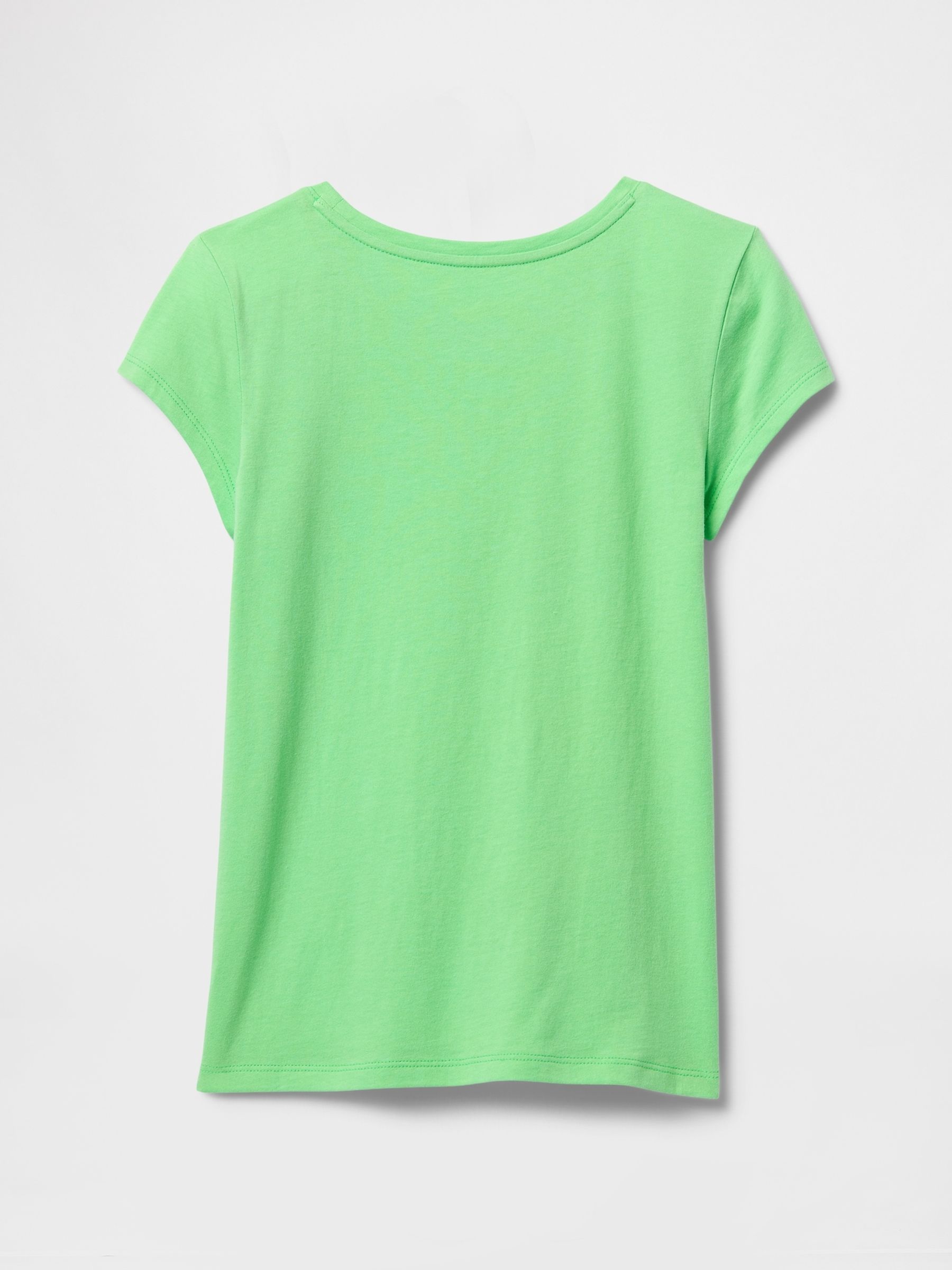 Green Cotton Short Sleeve Crew Neck Graphic T-Shirt (4-13yrs) - Image 2 of 3