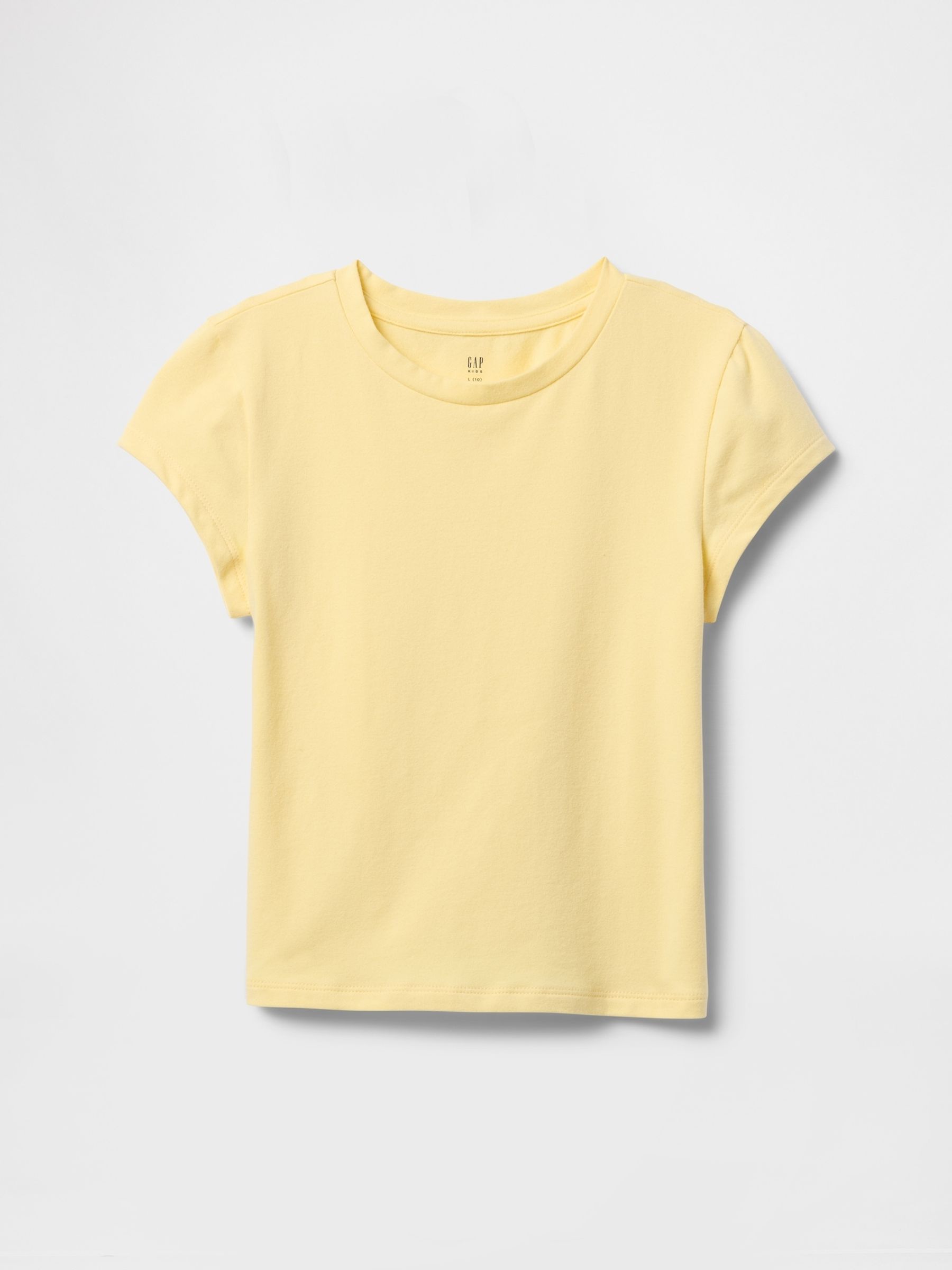 Yellow Short Sleeve Crew Neck T-Shirt (4-13yrs) - Image 3 of 4