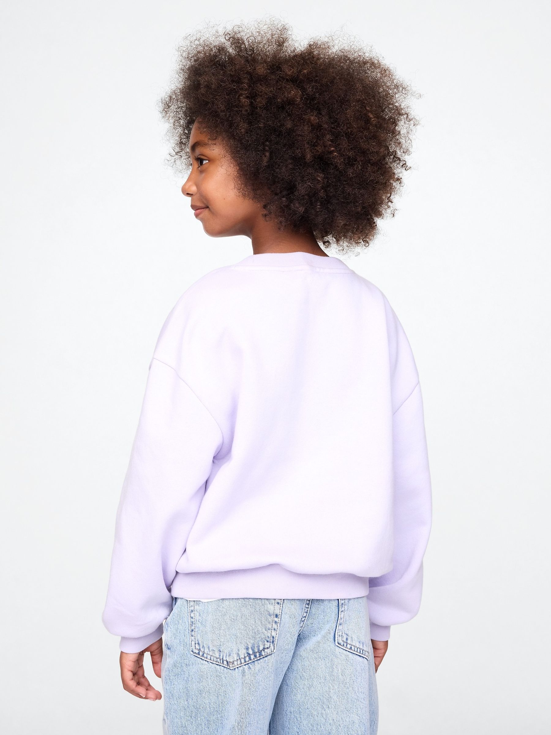 Purple Vintage Logo Soft Sweatshirt (4-13yrs) - Image 2 of 5