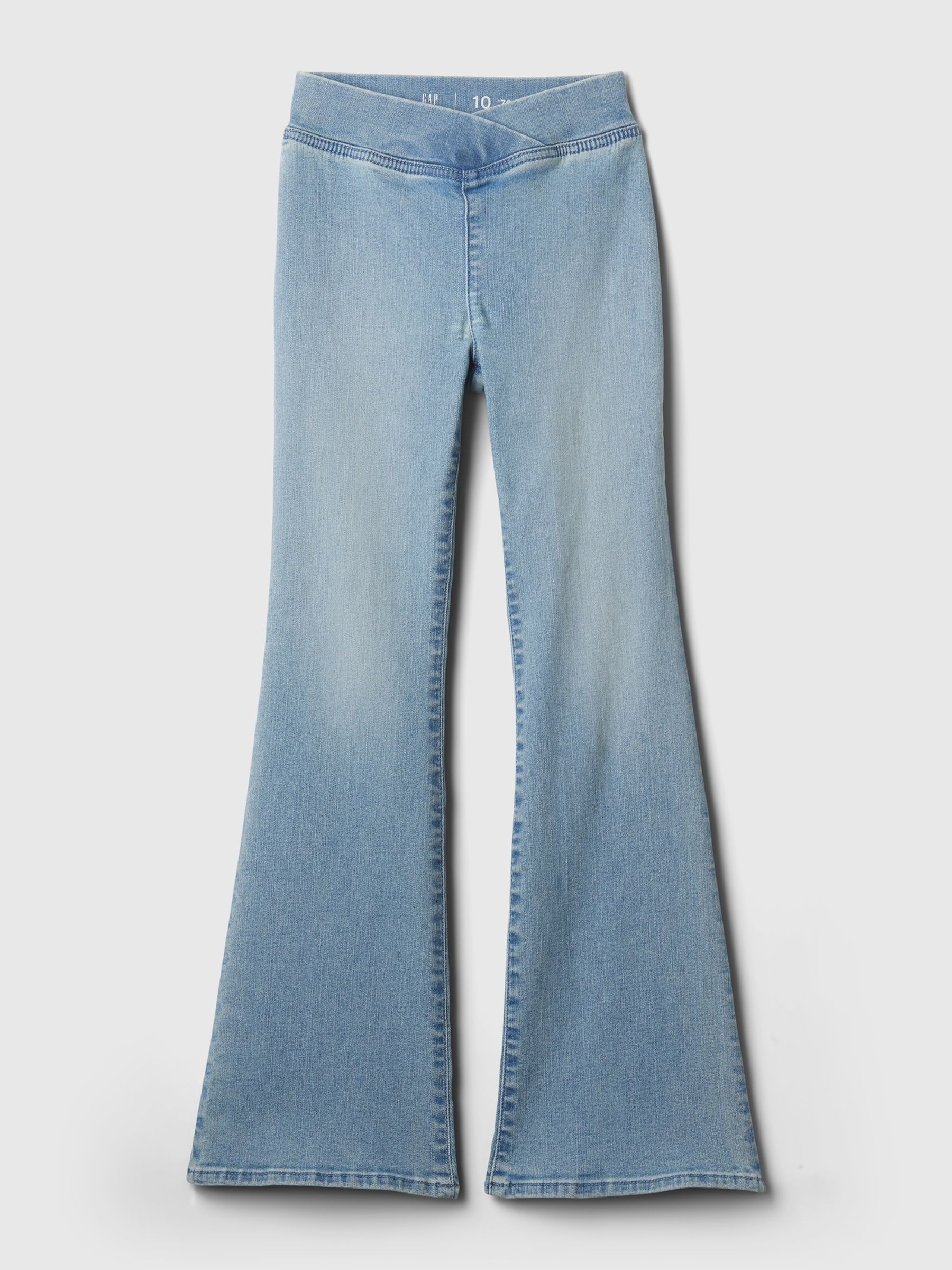 Blue High Waisted Flare Jeggings (5-13yrs) - Image 5 of 5