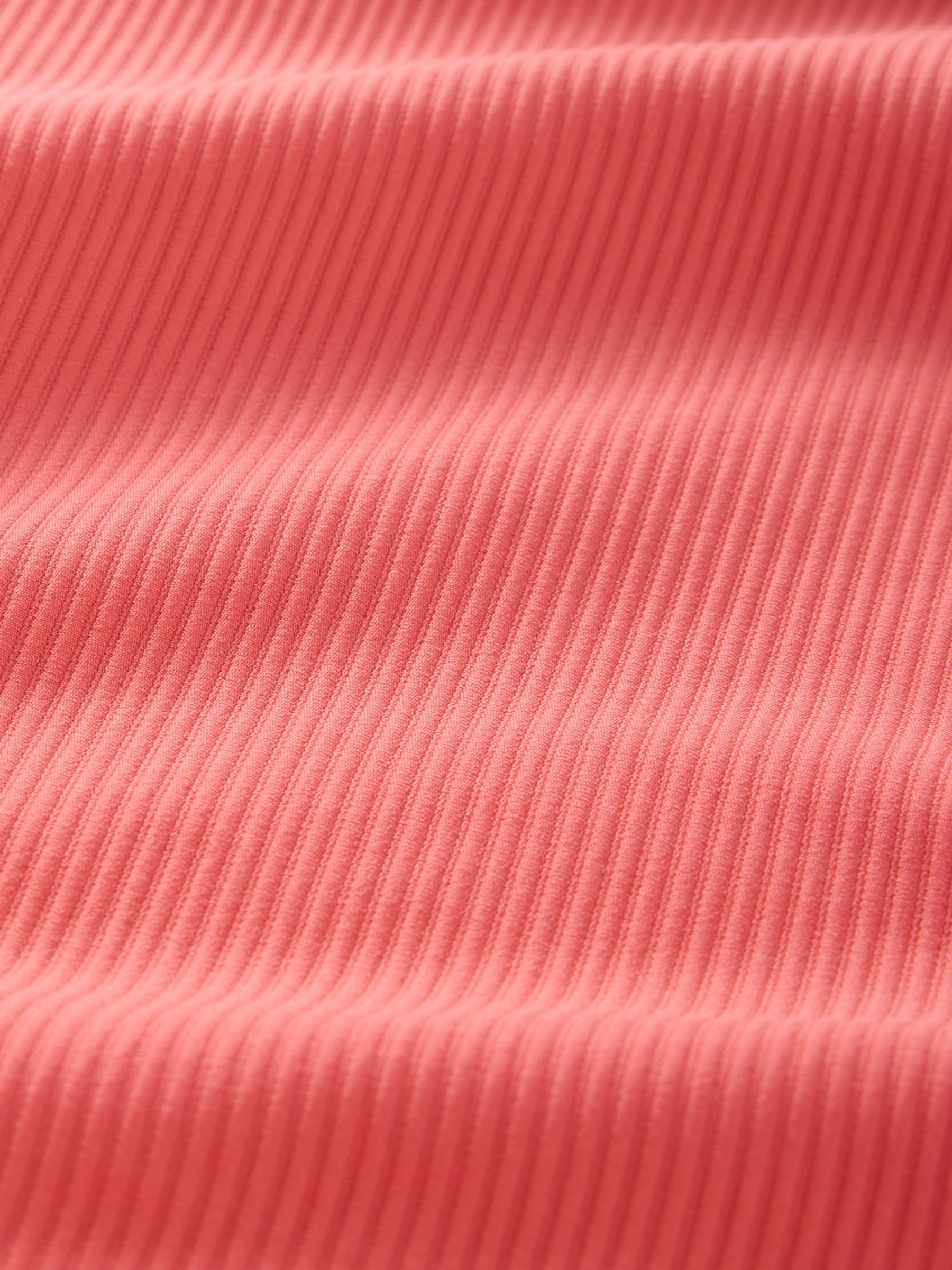 Coral Pink Rib Biker Shorts (4-13yrs) - Image 5 of 5