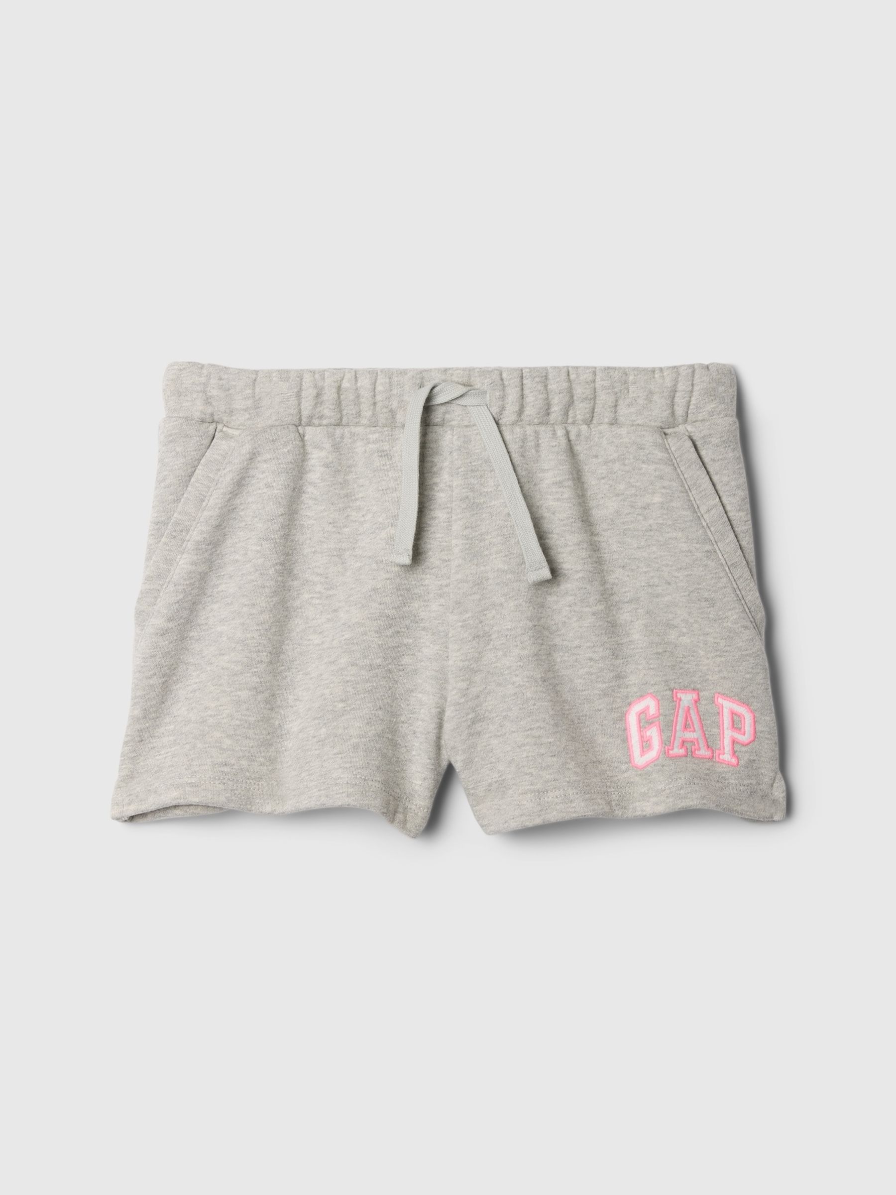 Grey Logo Pull On Shorts (4-13yrs) - Image 1 of 3