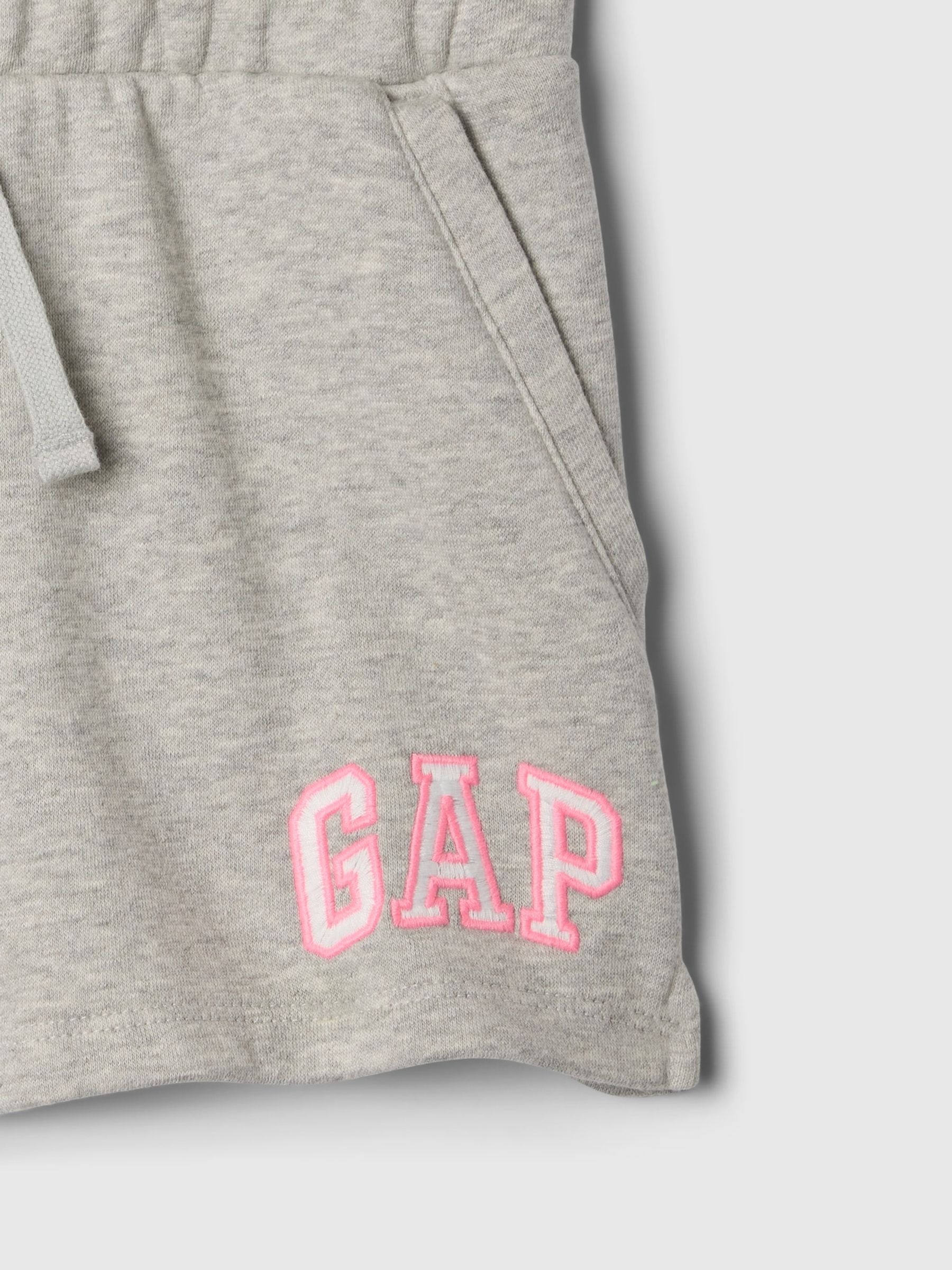Grey Logo Pull On Shorts (4-13yrs) - Image 3 of 3