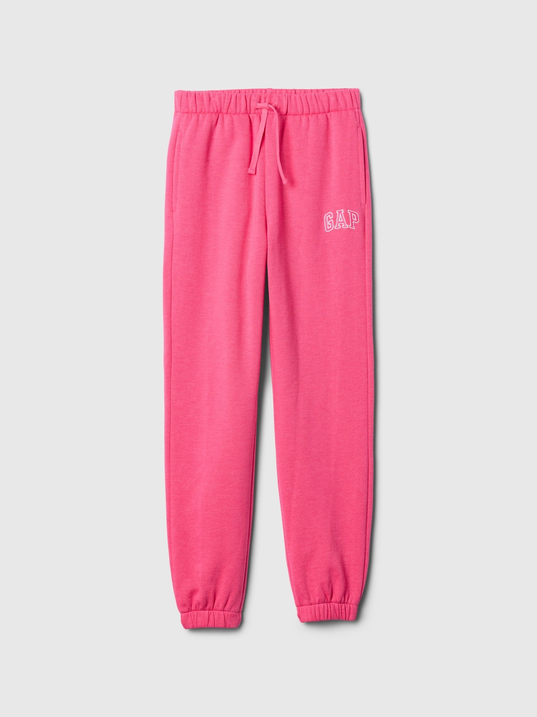 Pink Logo Fleece-Lined Joggers (4-13yrs) - Image 1 of 1
