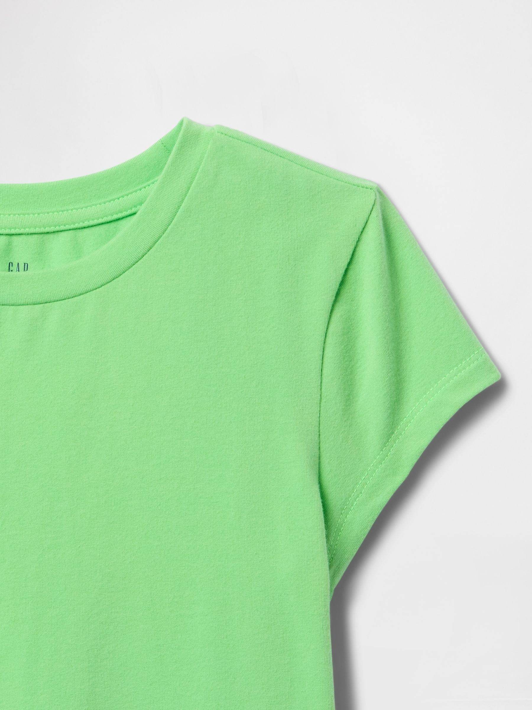 Green Short Sleeve Crew Neck T-Shirt (4-13yrs) - Image 4 of 4