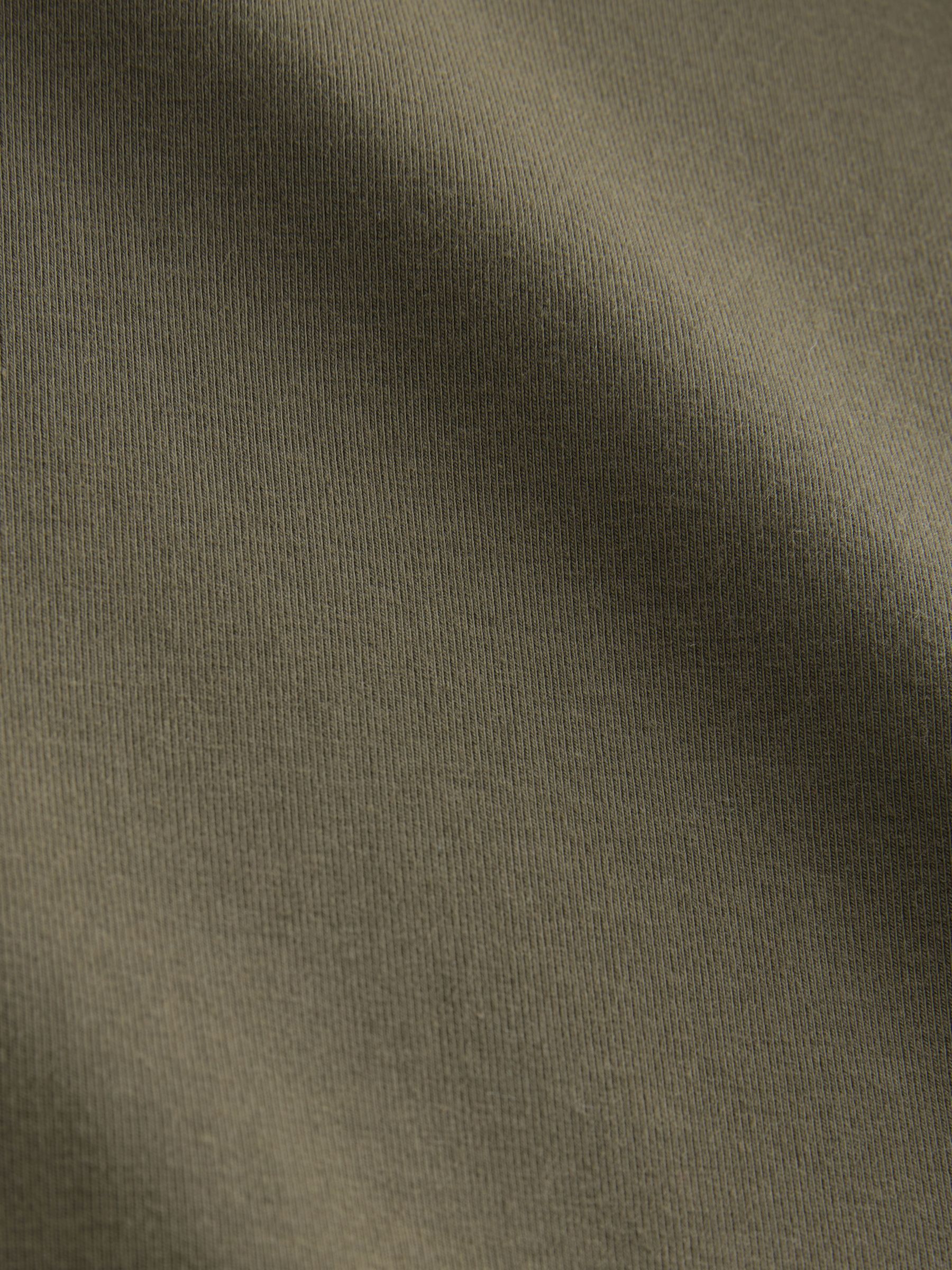 Banana Republic Khaki Green Refined T-Shirt - Image 2 of 2