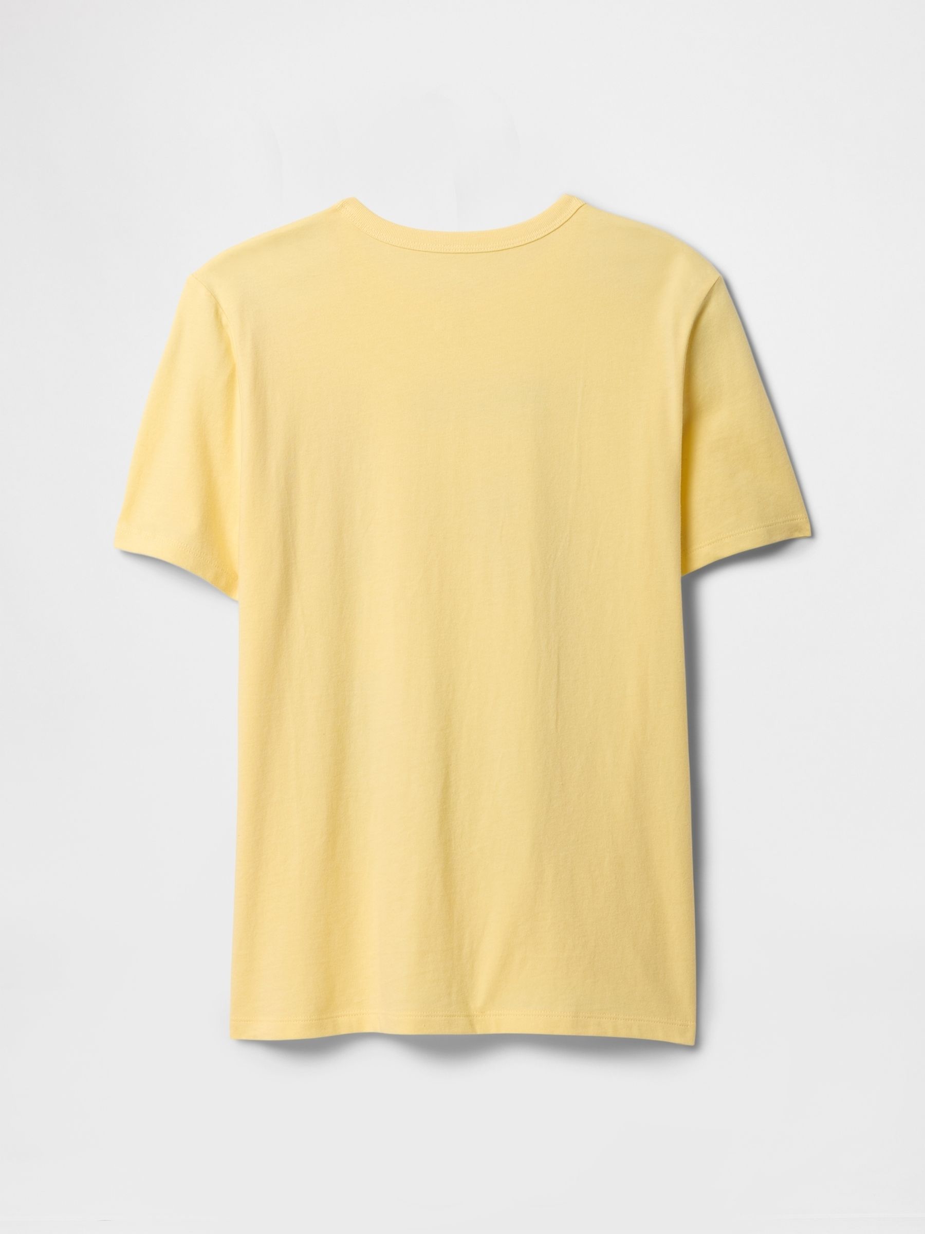 Yellow Logo Short Sleeve Crew Neck Graphic T-Shirt (4-13yrs) - Image 2 of 3