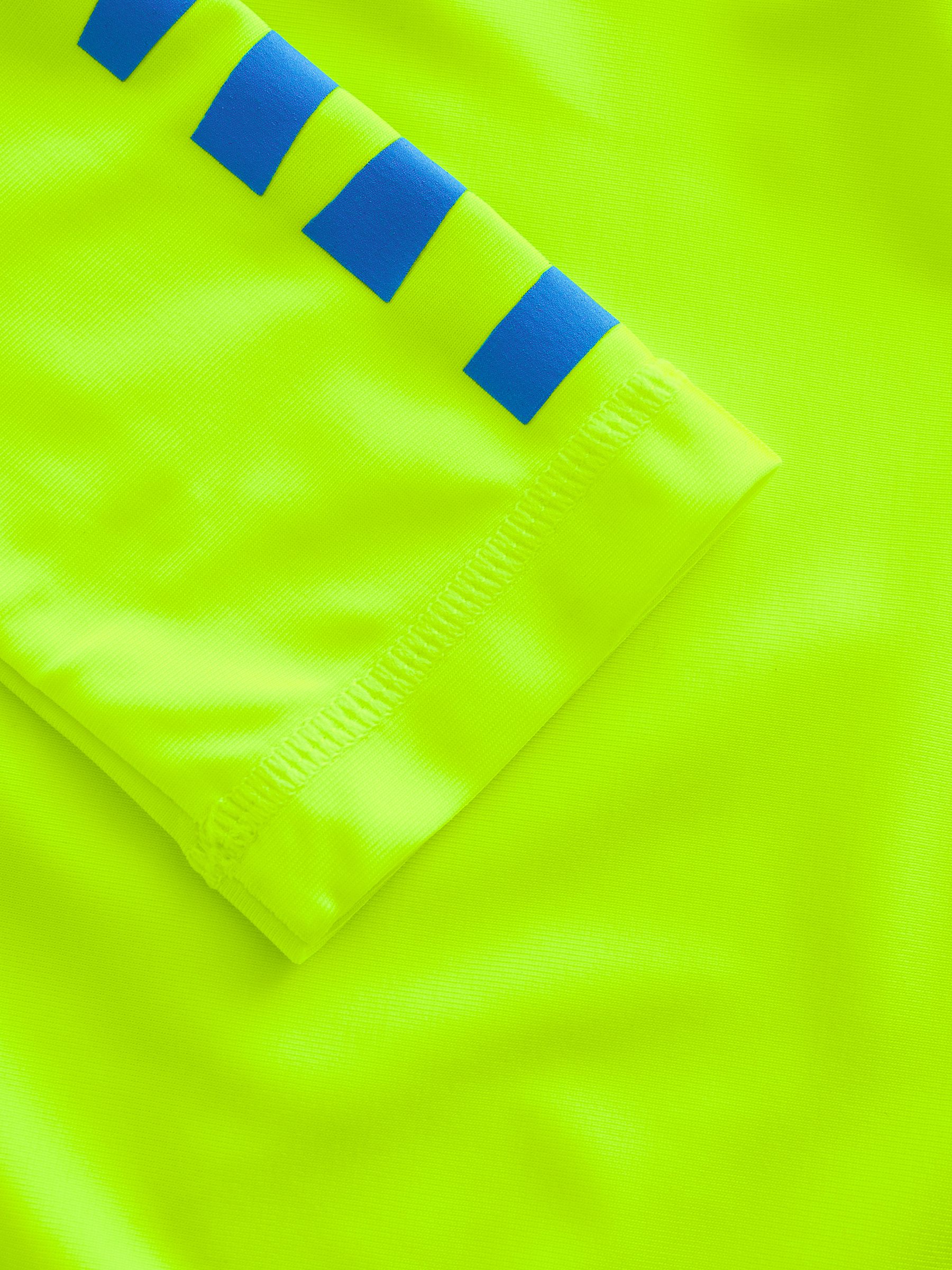 Yellow Long Sleeve Swim Rash Guard (4-13yrs) - Image 4 of 5