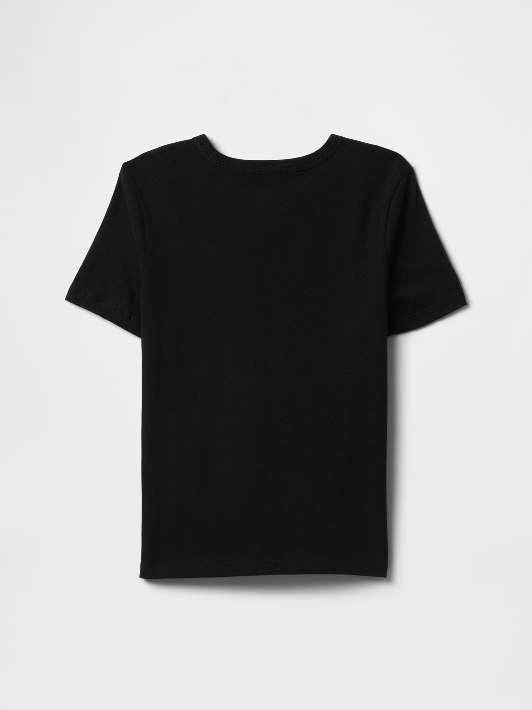 Black Logo Short Sleeve Crew Neck T-Shirt (4-13yrs) - Image 2 of 3