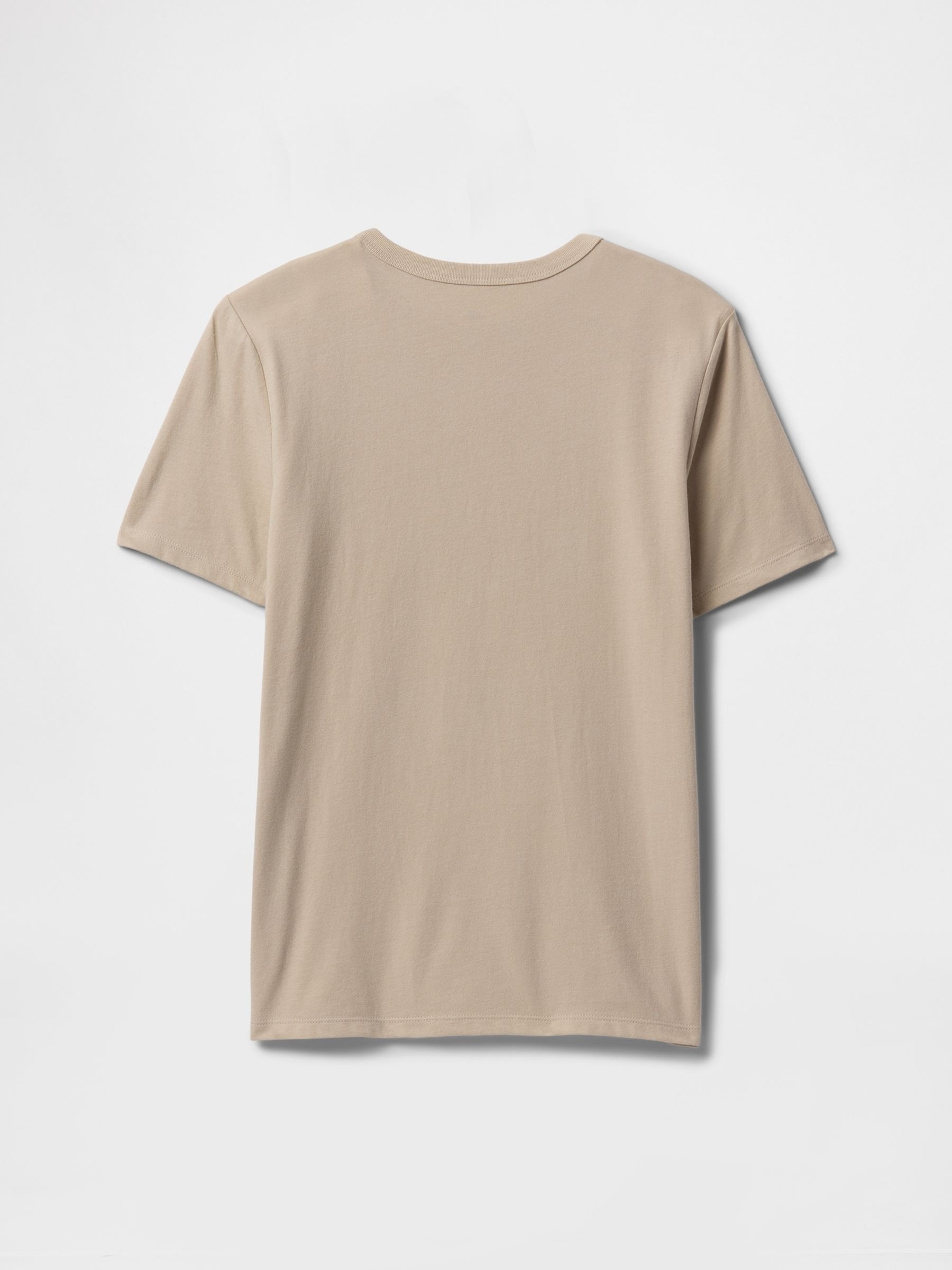 Beige Logo Short Sleeve Crew Neck Graphic T-Shirt (4-13yrs) - Image 2 of 3