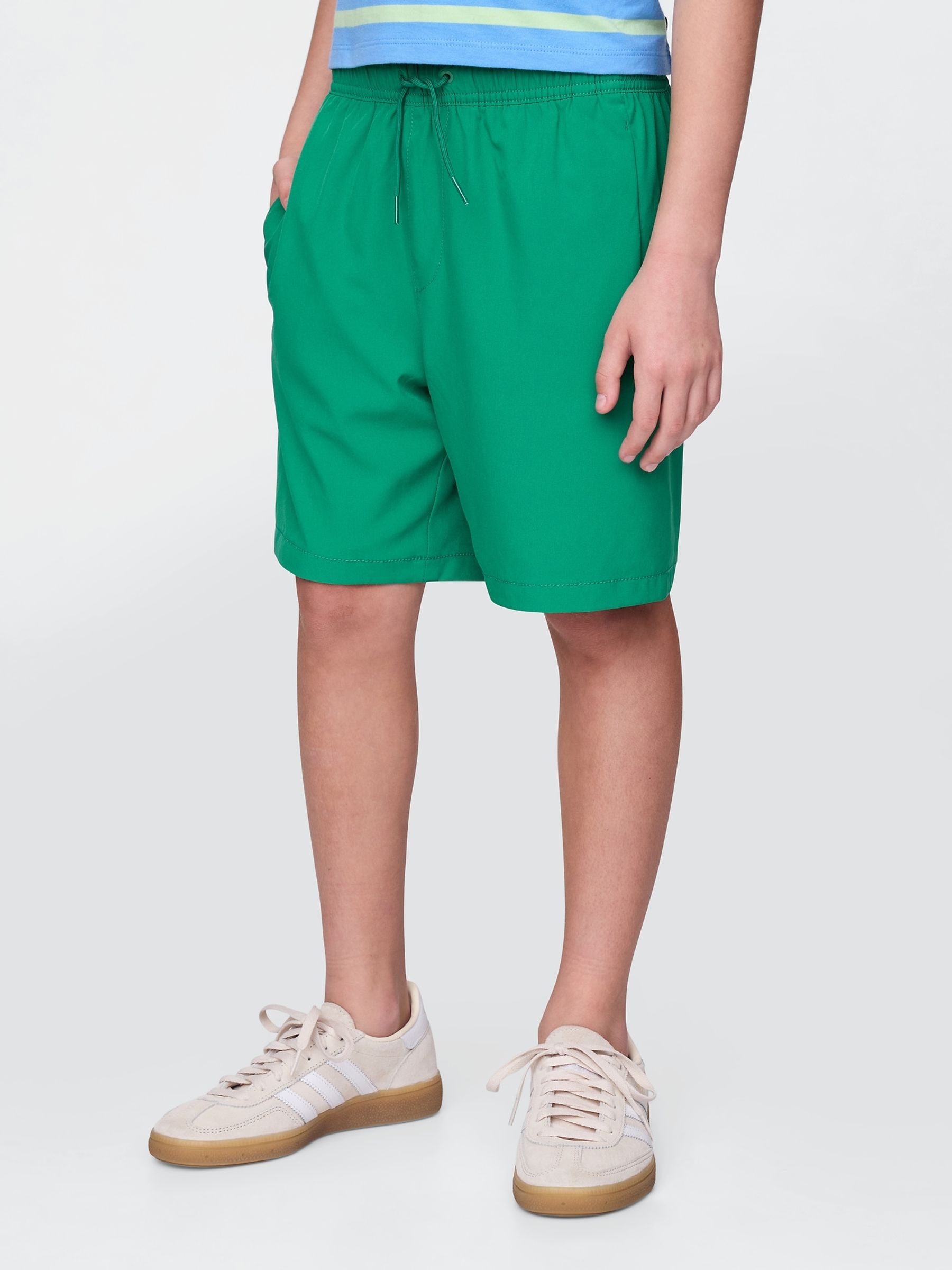 Green Quick-Dry Lined Shorts (4-13yrs) - Image 1 of 5