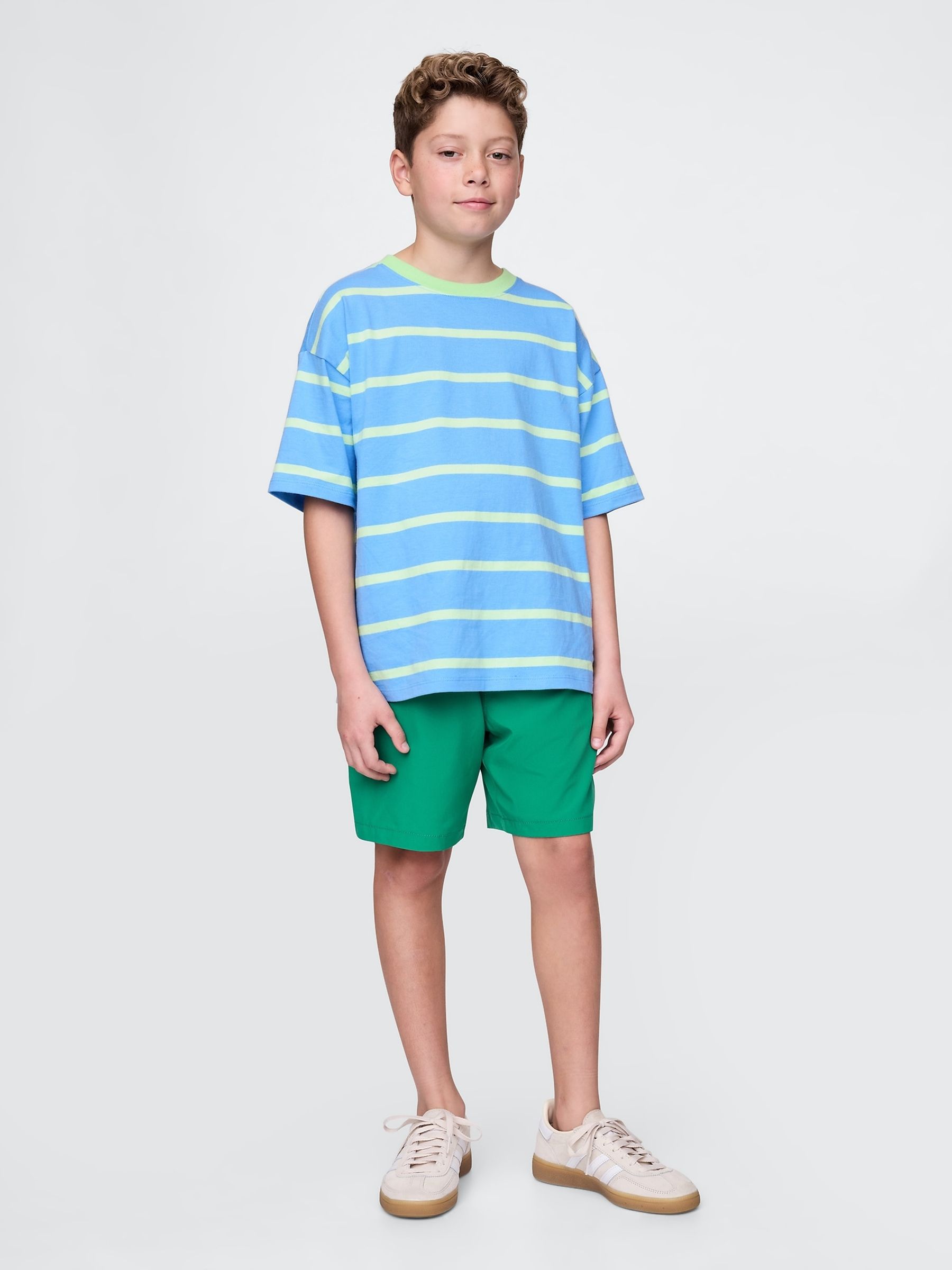 Green Quick-Dry Lined Shorts (4-13yrs) - Image 3 of 5