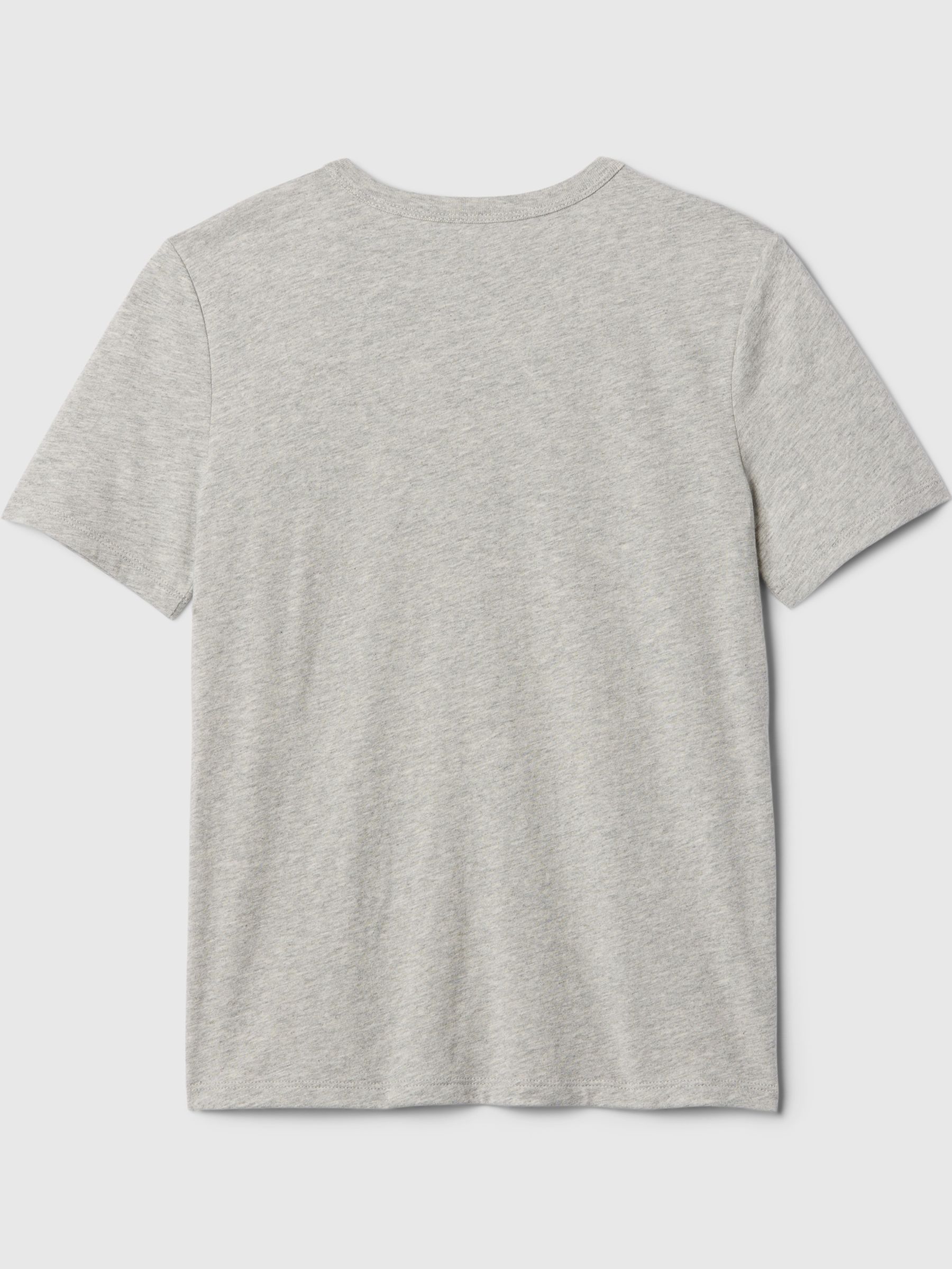Grey Logo Short Sleeve Crew Neck T-Shirt (4-13yrs) - Image 2 of 2