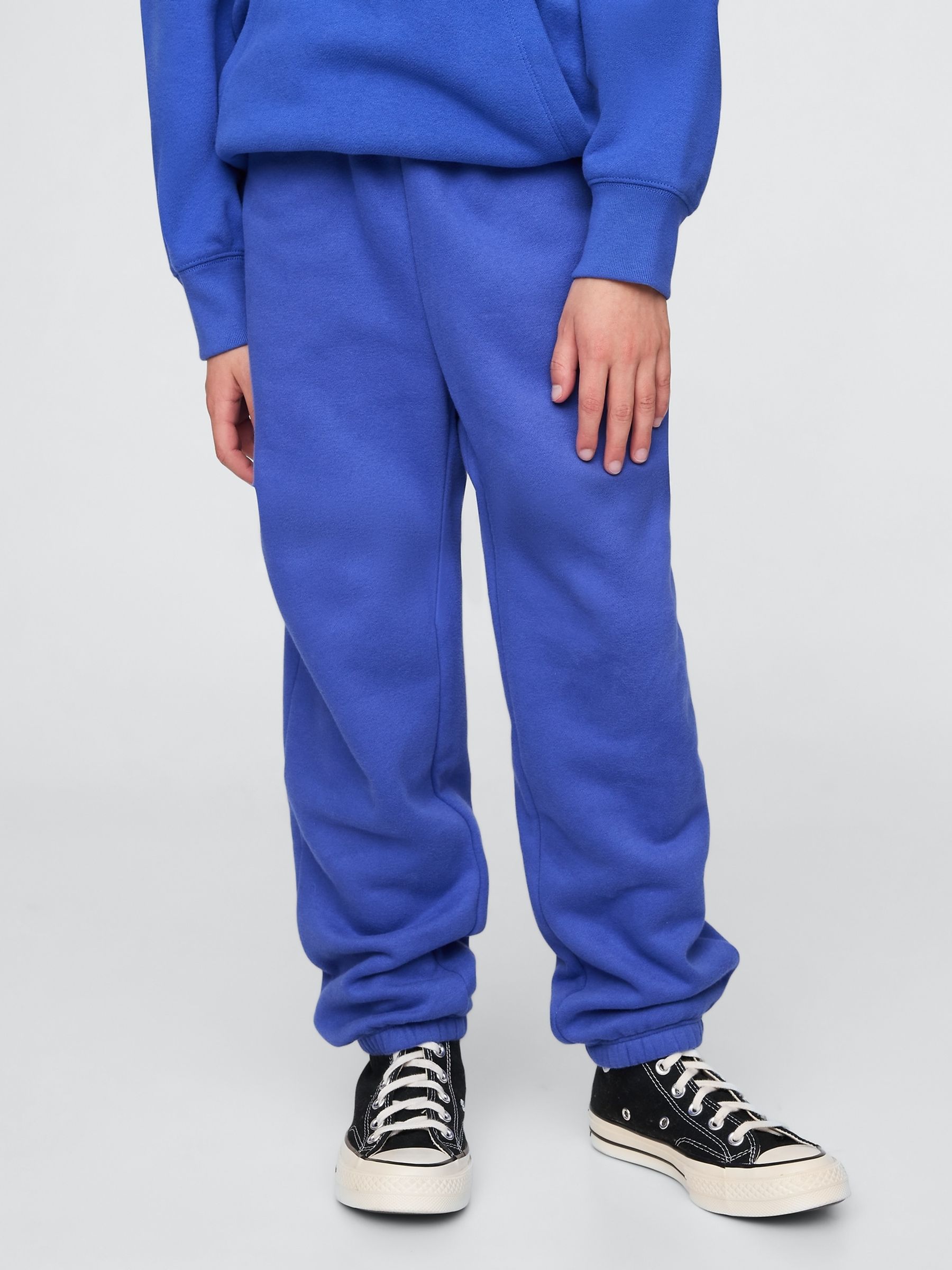 Blue Vintage Soft Fleece-Lined Joggers (4-13yrs) - Image 1 of 5
