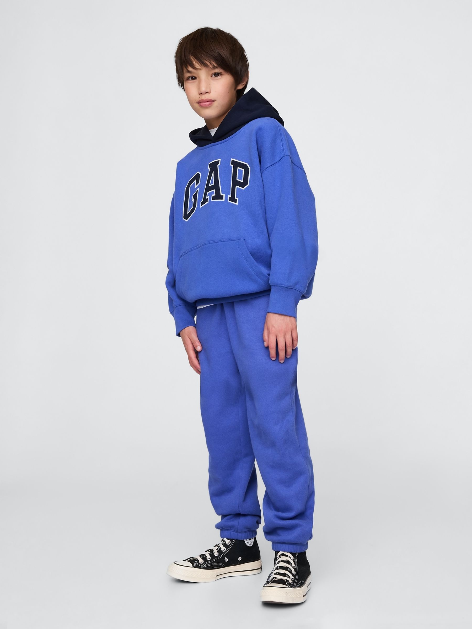 Blue Vintage Soft Fleece-Lined Joggers (4-13yrs) - Image 2 of 5