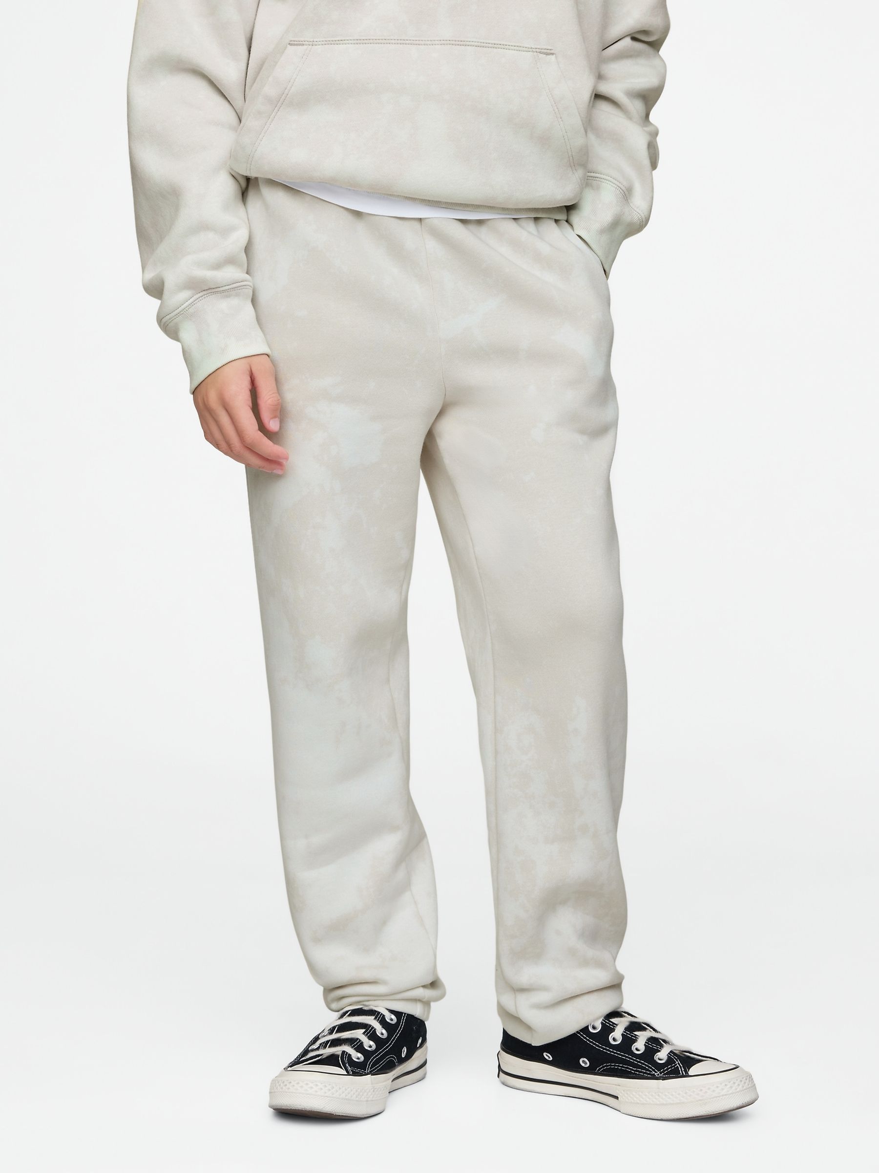 Grey Vintage Soft Fleece-Lined Joggers (4-13yrs) - Image 1 of 4