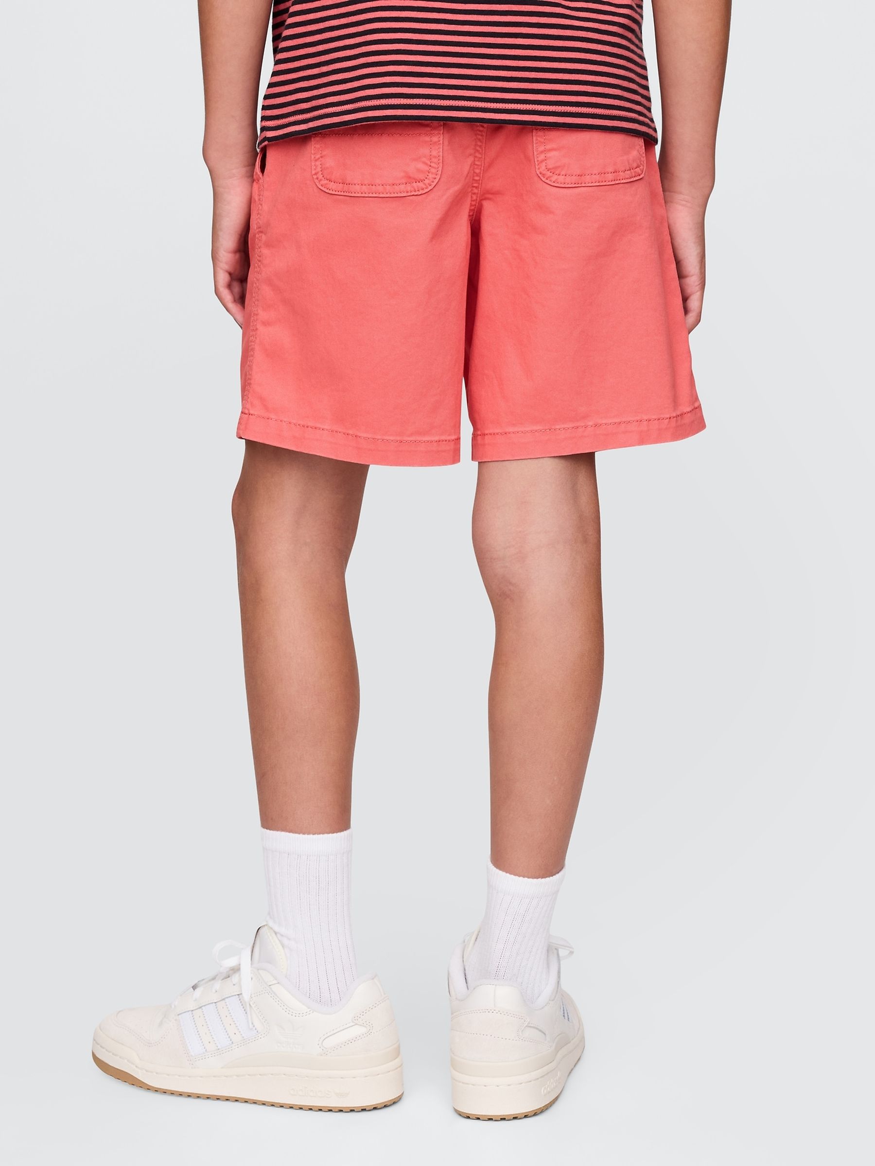 Red Relaxed Easy Shorts (4-13yrs) - Image 2 of 4