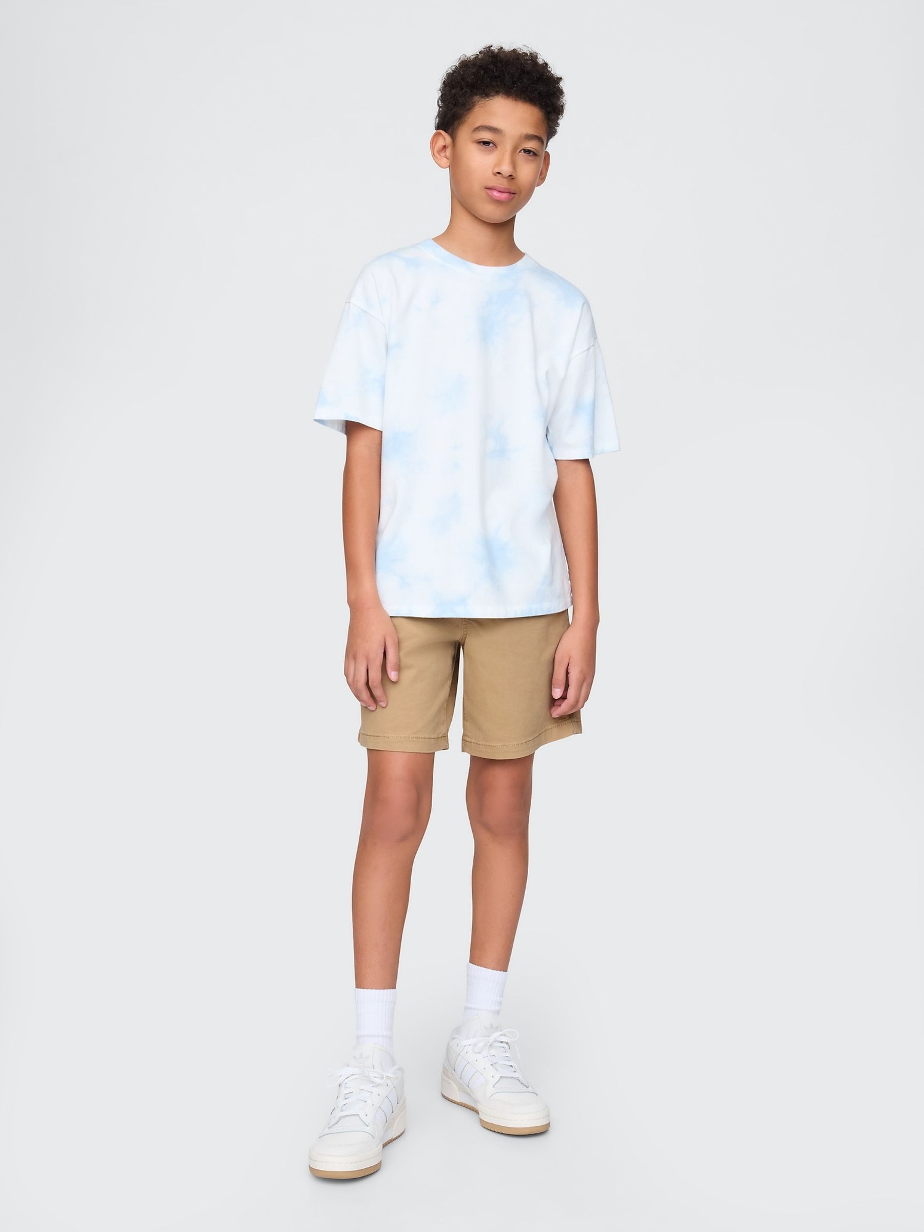 Beige Relaxed Easy Shorts (4-13yrs) - Image 3 of 5