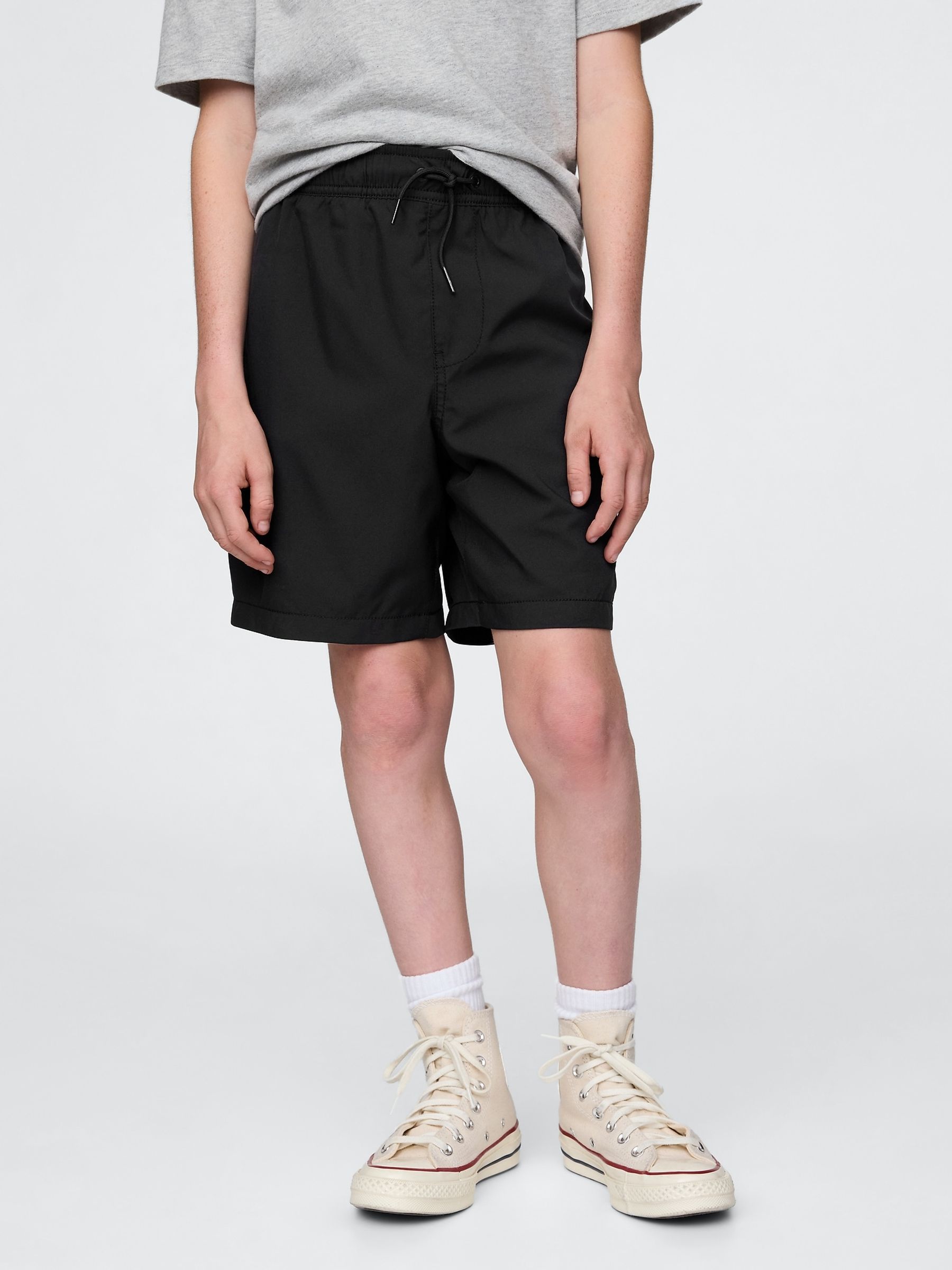 Black Quick-Dry Lined Shorts (4-13yrs) - Image 1 of 5