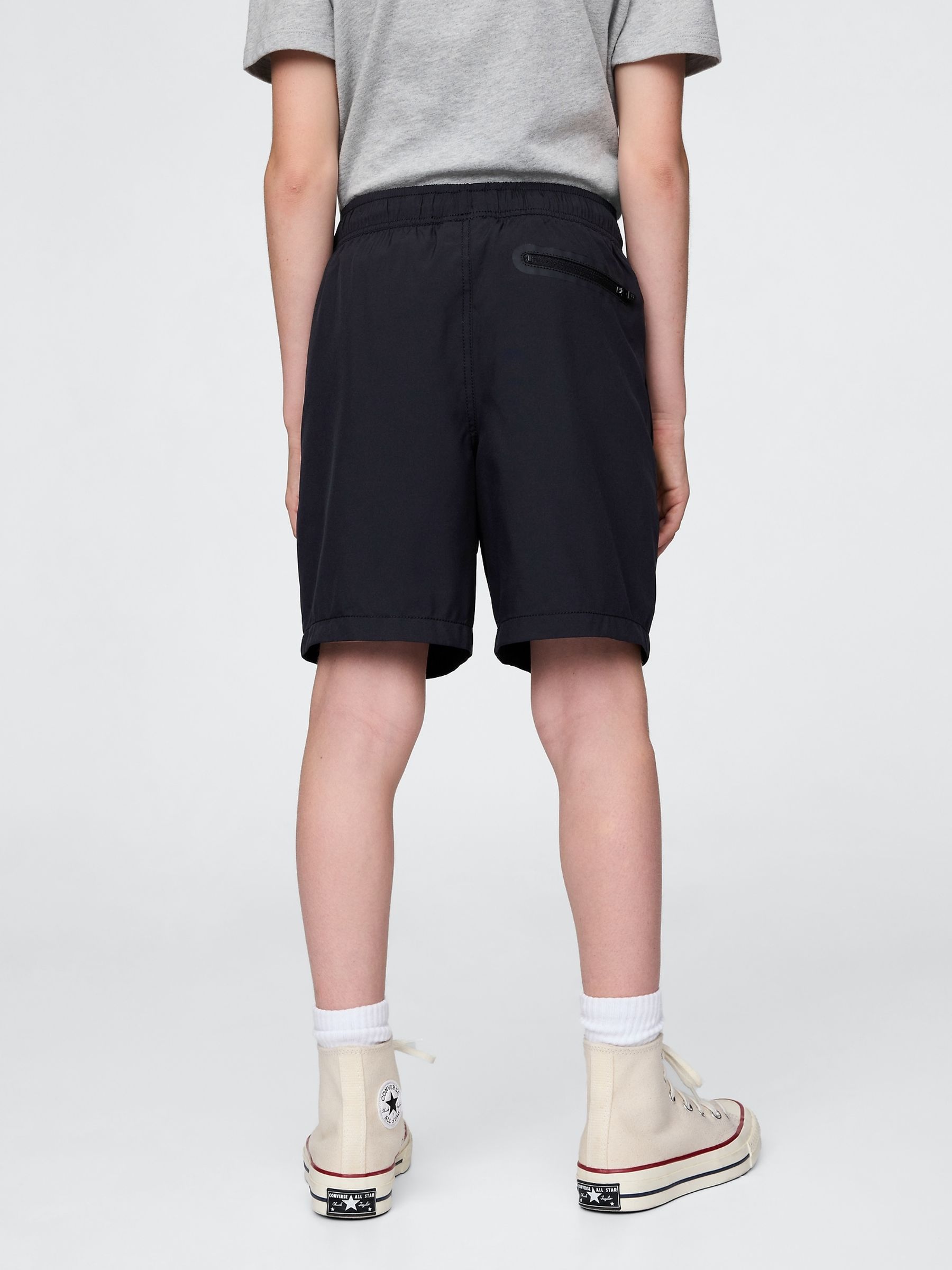 Black Quick-Dry Lined Shorts (4-13yrs) - Image 2 of 5