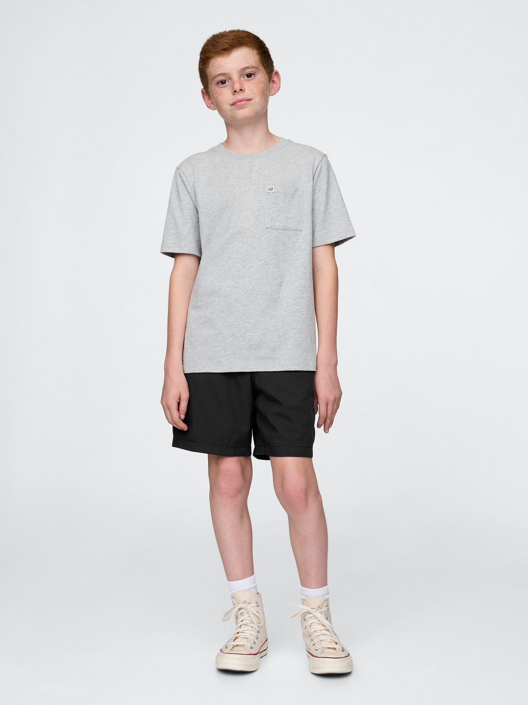 Black Quick-Dry Lined Shorts (4-13yrs) - Image 3 of 5
