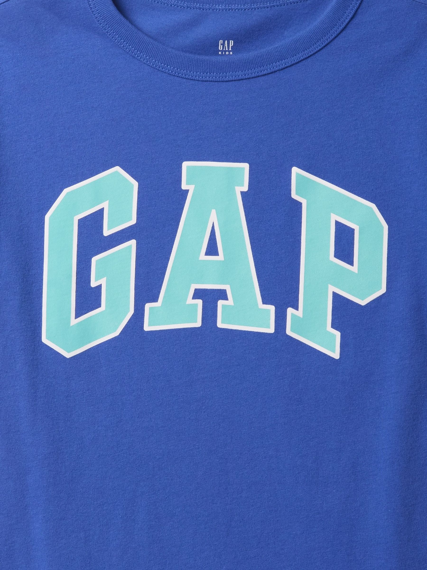 Blue Logo Short Sleeve Crew Neck T-Shirt (4-13yrs) - Image 3 of 3