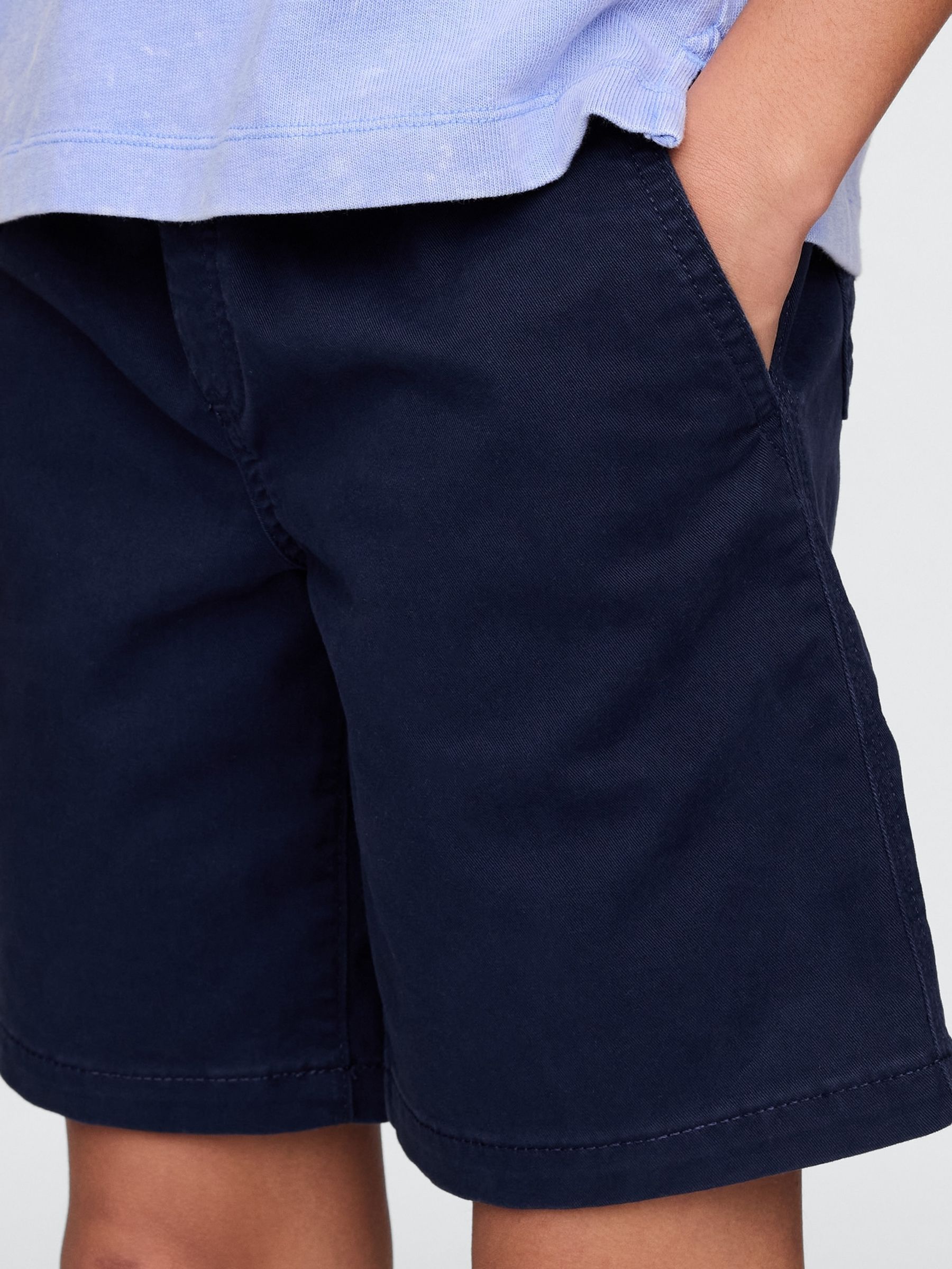 Blue Relaxed Easy Shorts (4-13yrs) - Image 3 of 4