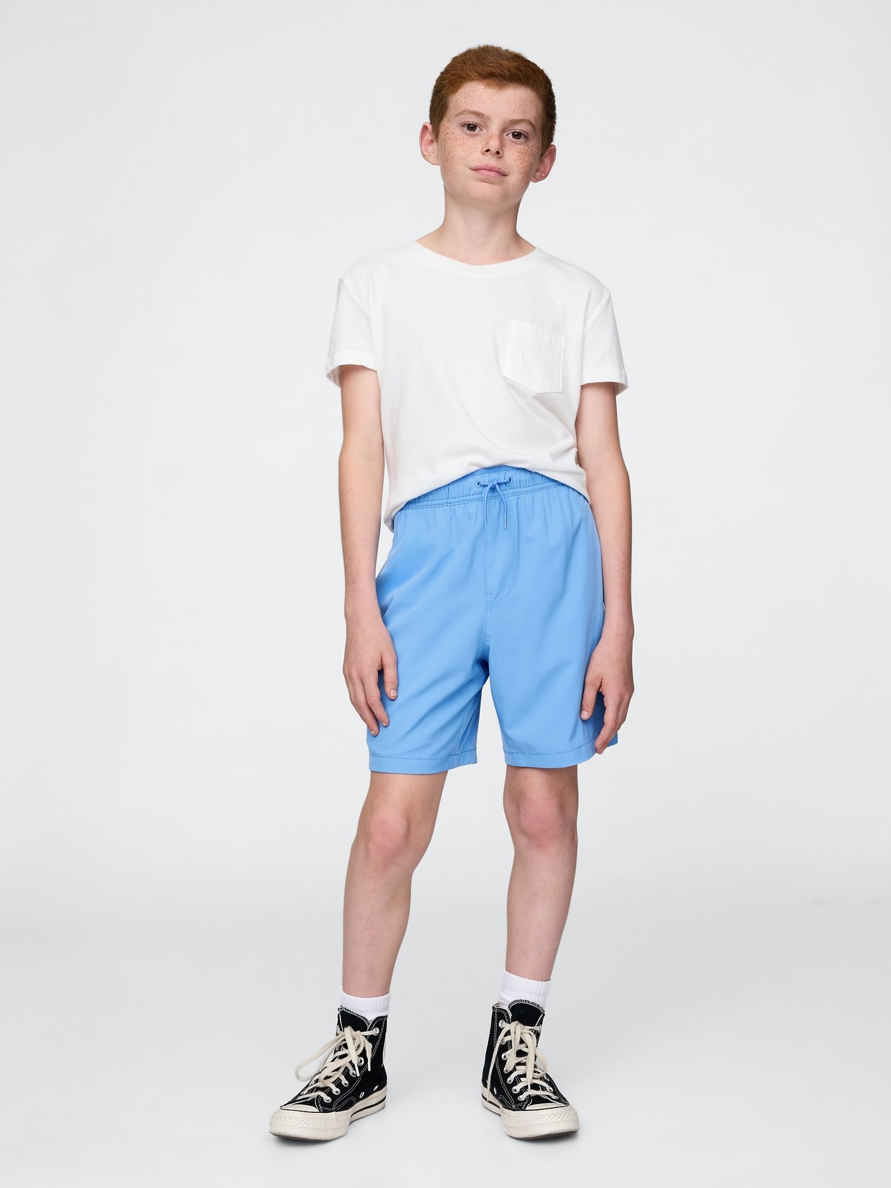 Blue Quick-Dry Lined Shorts (4-13yrs) - Image 3 of 5