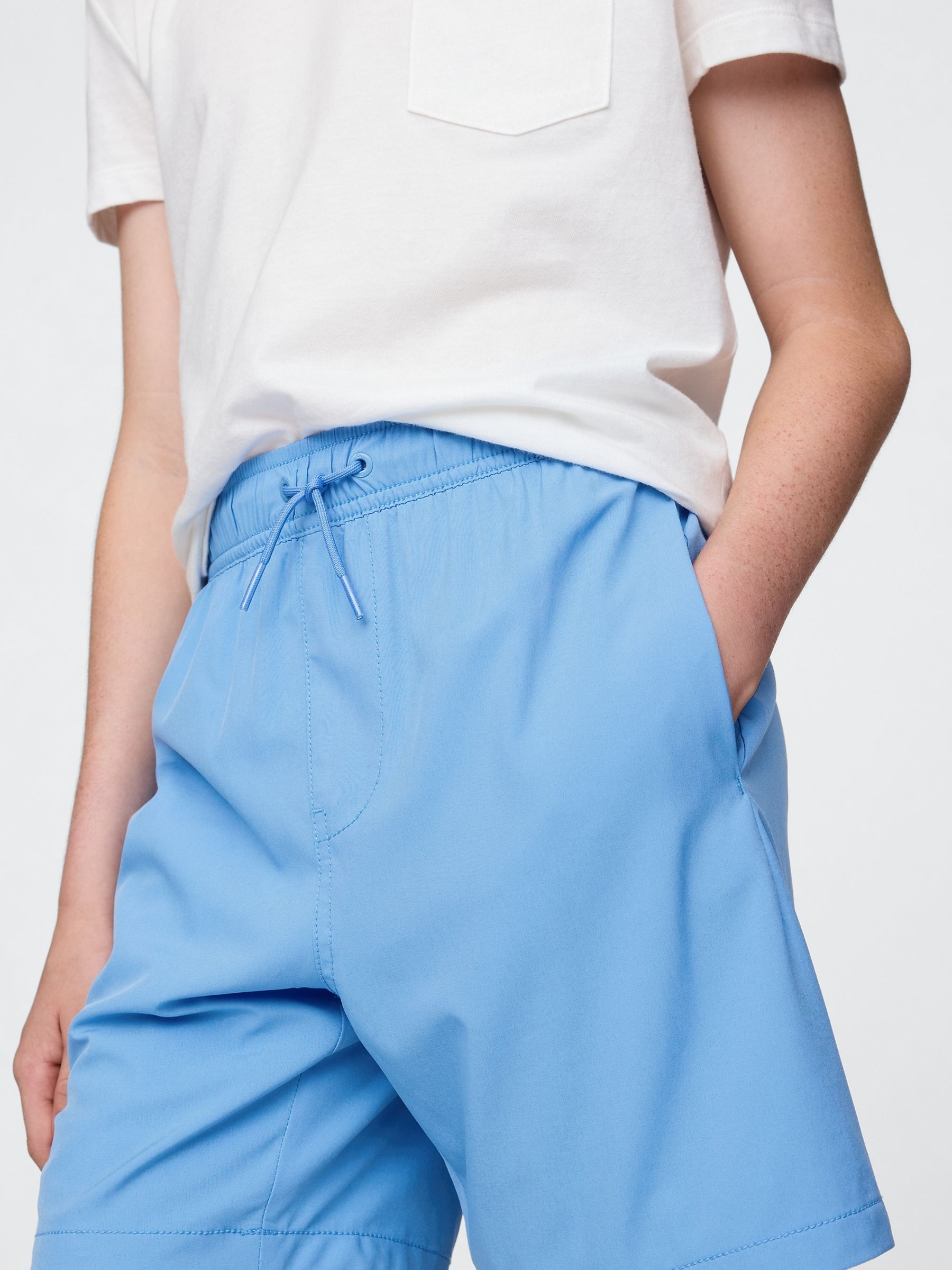 Blue Quick-Dry Lined Shorts (4-13yrs) - Image 4 of 5