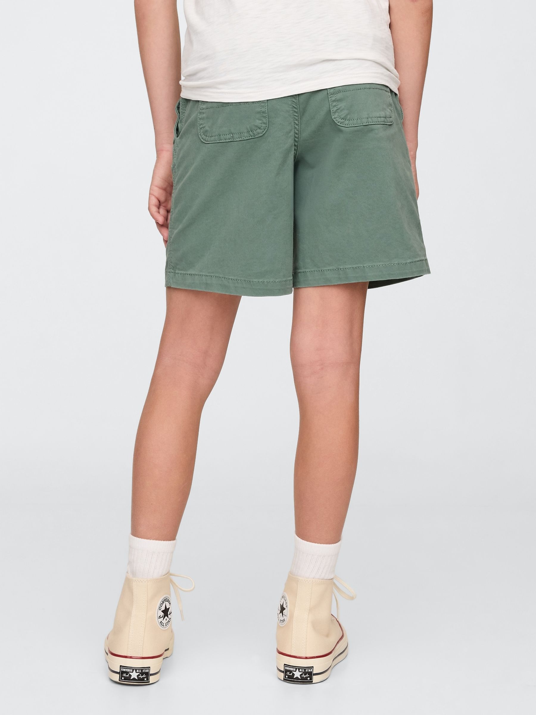Green Relaxed Easy Shorts (4-13yrs) - Image 2 of 5