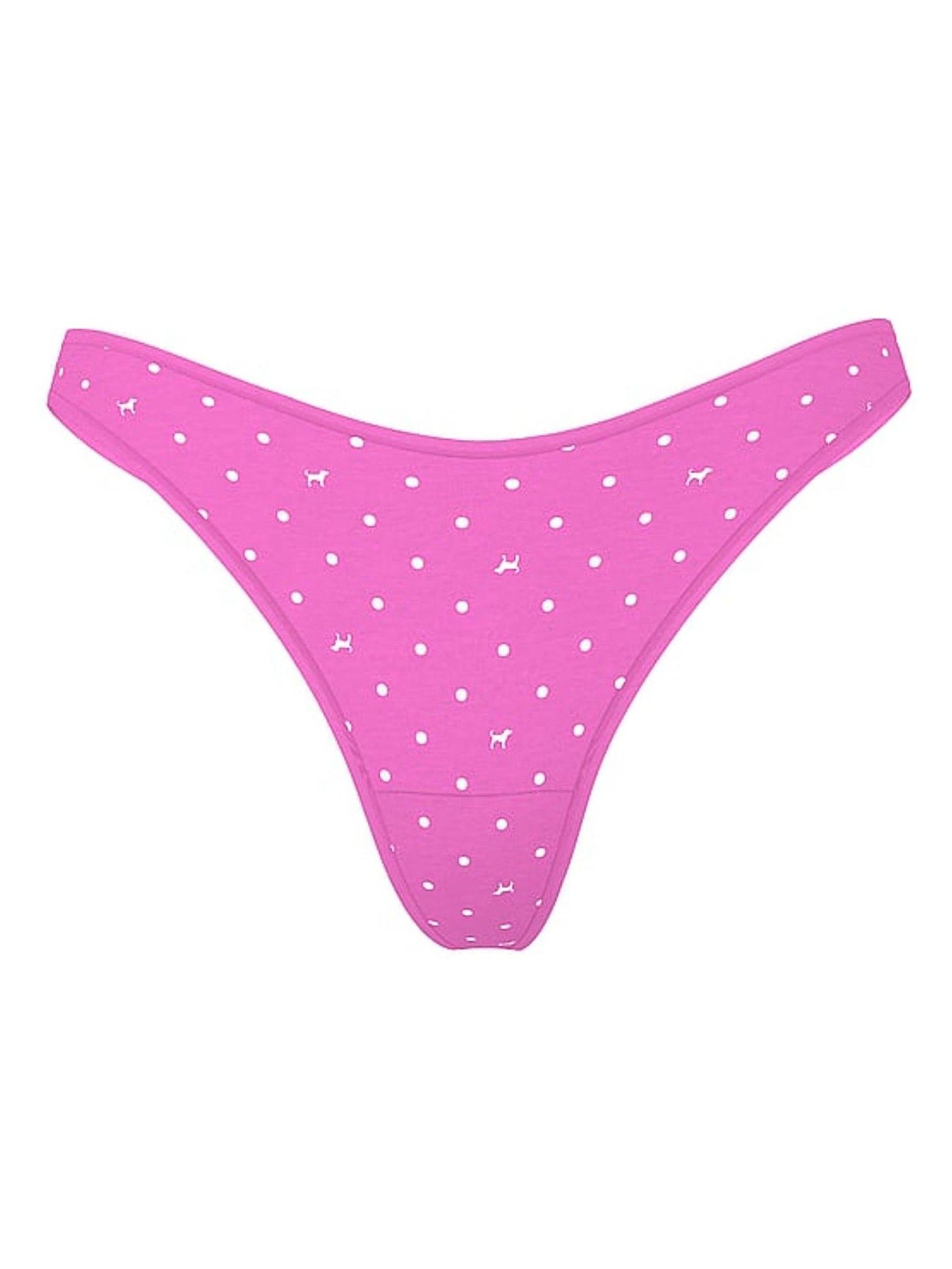 Pink Gossip Thong Cotton Thong Knickers - Image 3 of 3