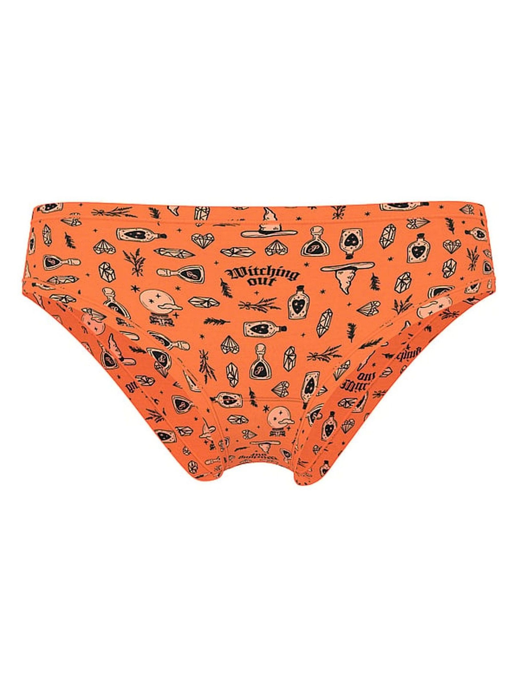 Witchy Print Cheeky Cotton Thong Knickers - Image 3 of 3