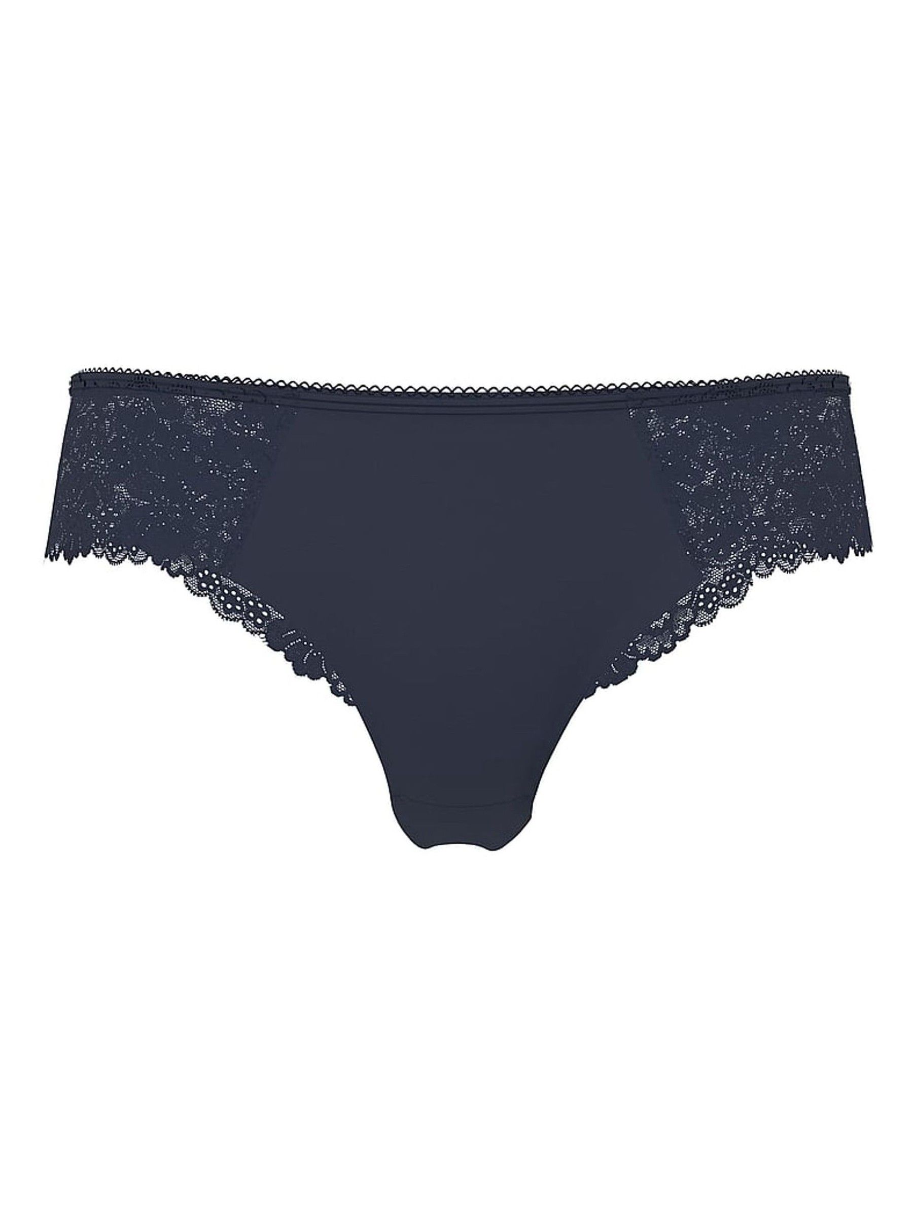 Noir Navy Blue Thong Knickers - Image 3 of 3