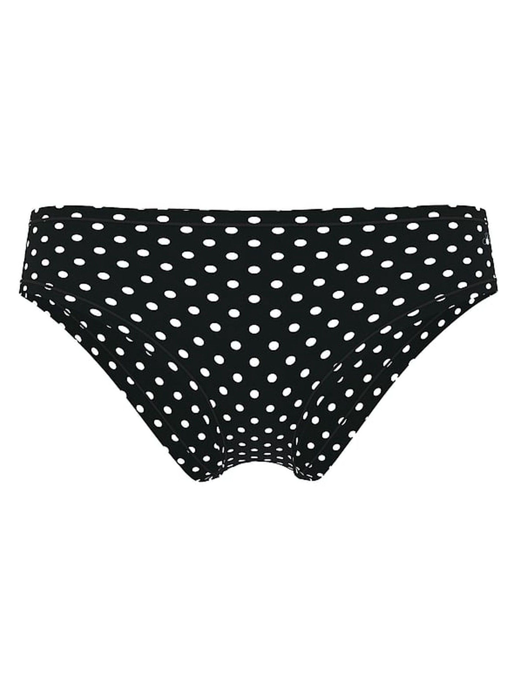 Black Dot Print Cheeky Cotton Knickers - Image 3 of 3