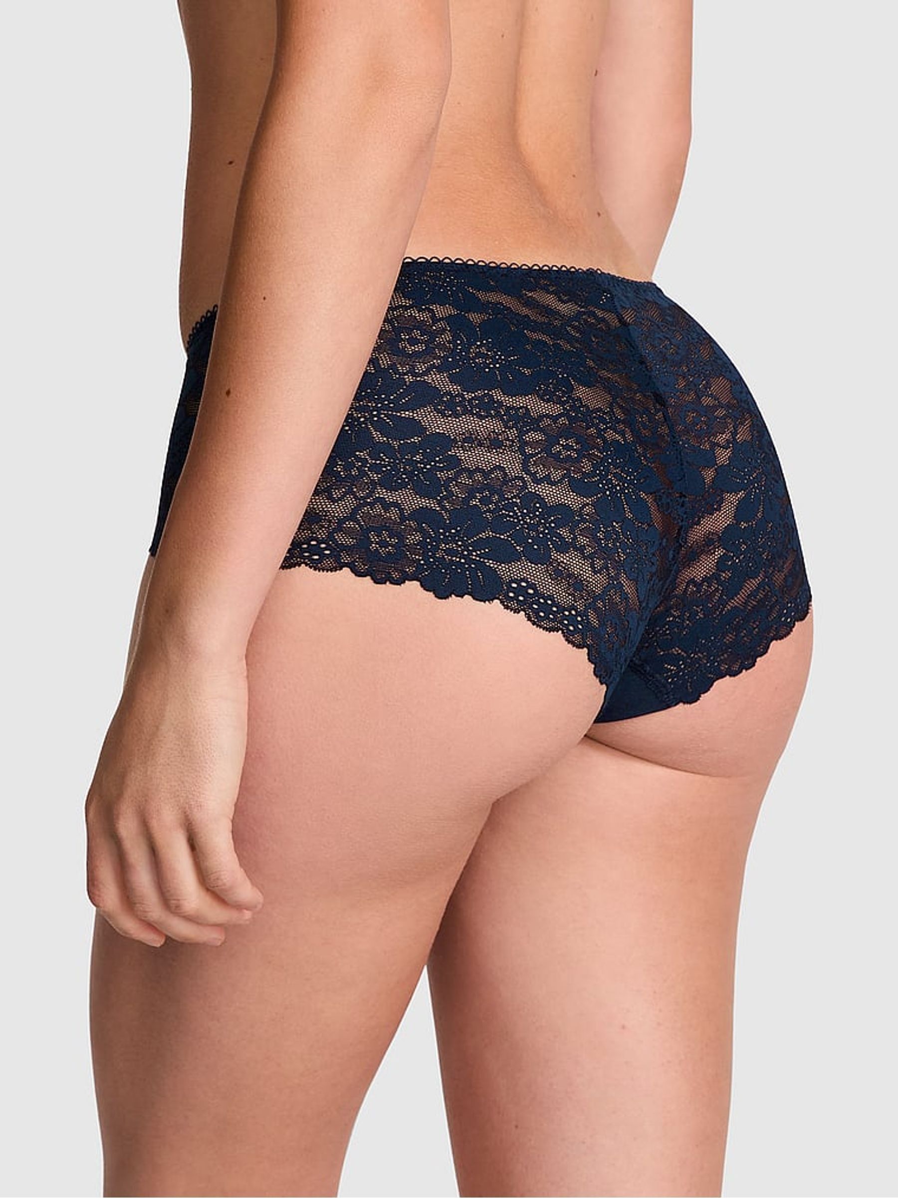 Noir Navy Blue Hipster Knickers - Image 2 of 3