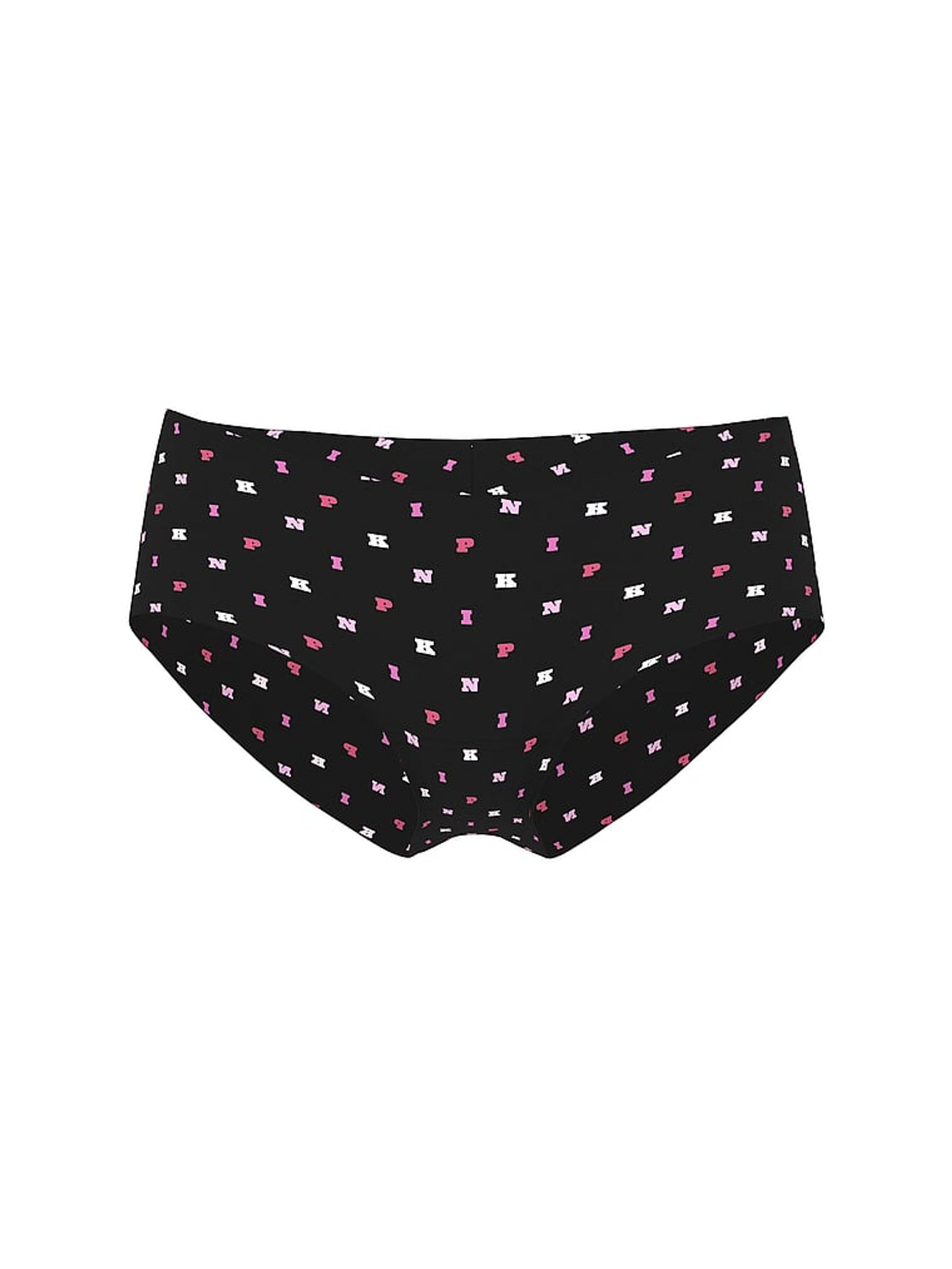 Black Pink Print Hipster No Show Knickers - Image 3 of 3 Black Pink Print Hipster No Show Knickers - Image 3 of 3