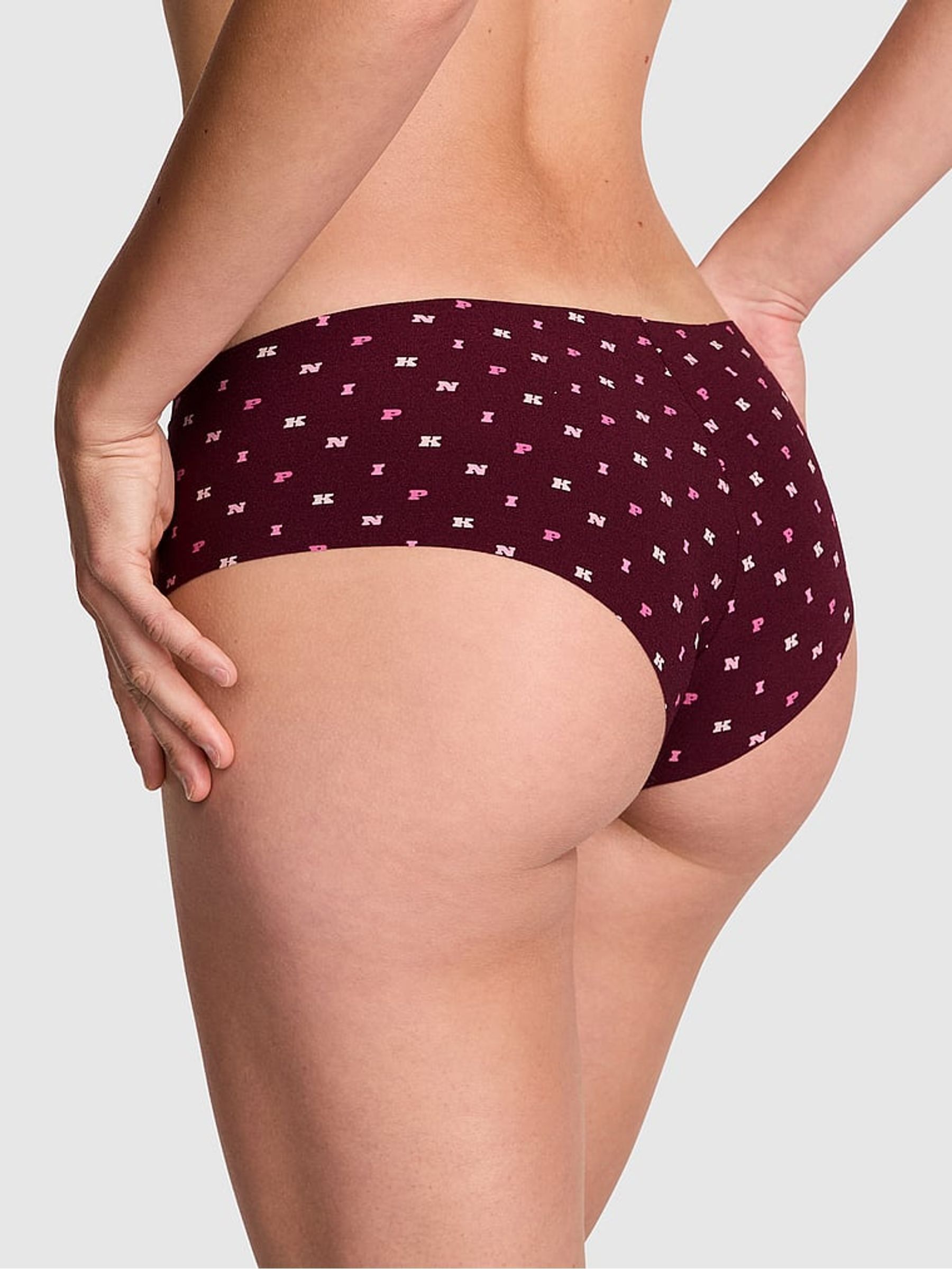 Purple Rose Cheeky No Show Thong Knickers - Image 2 of 3