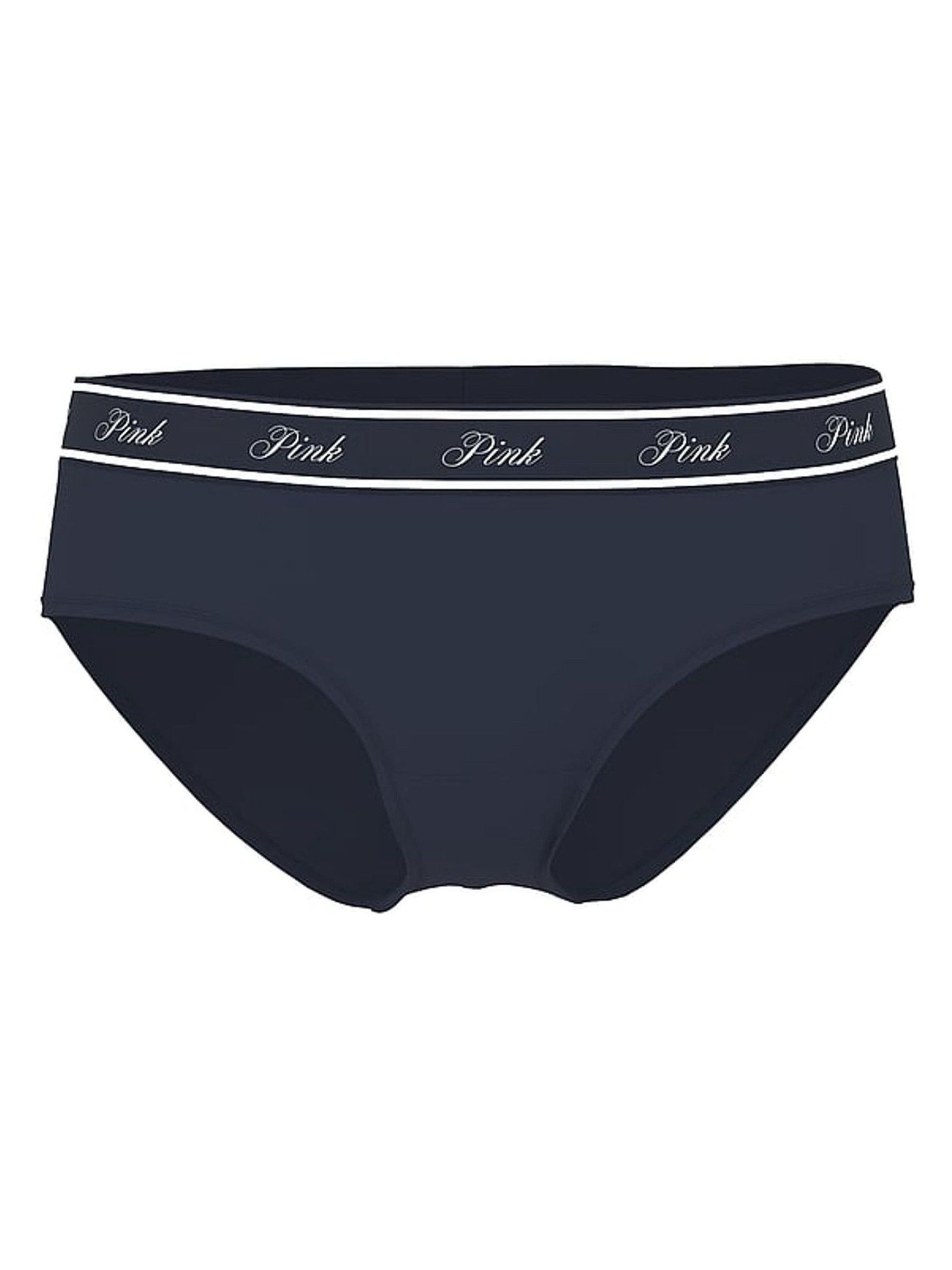 Noir Navy Blue Hipster Cotton Logo Boyshort Knickers - Image 3 of 3