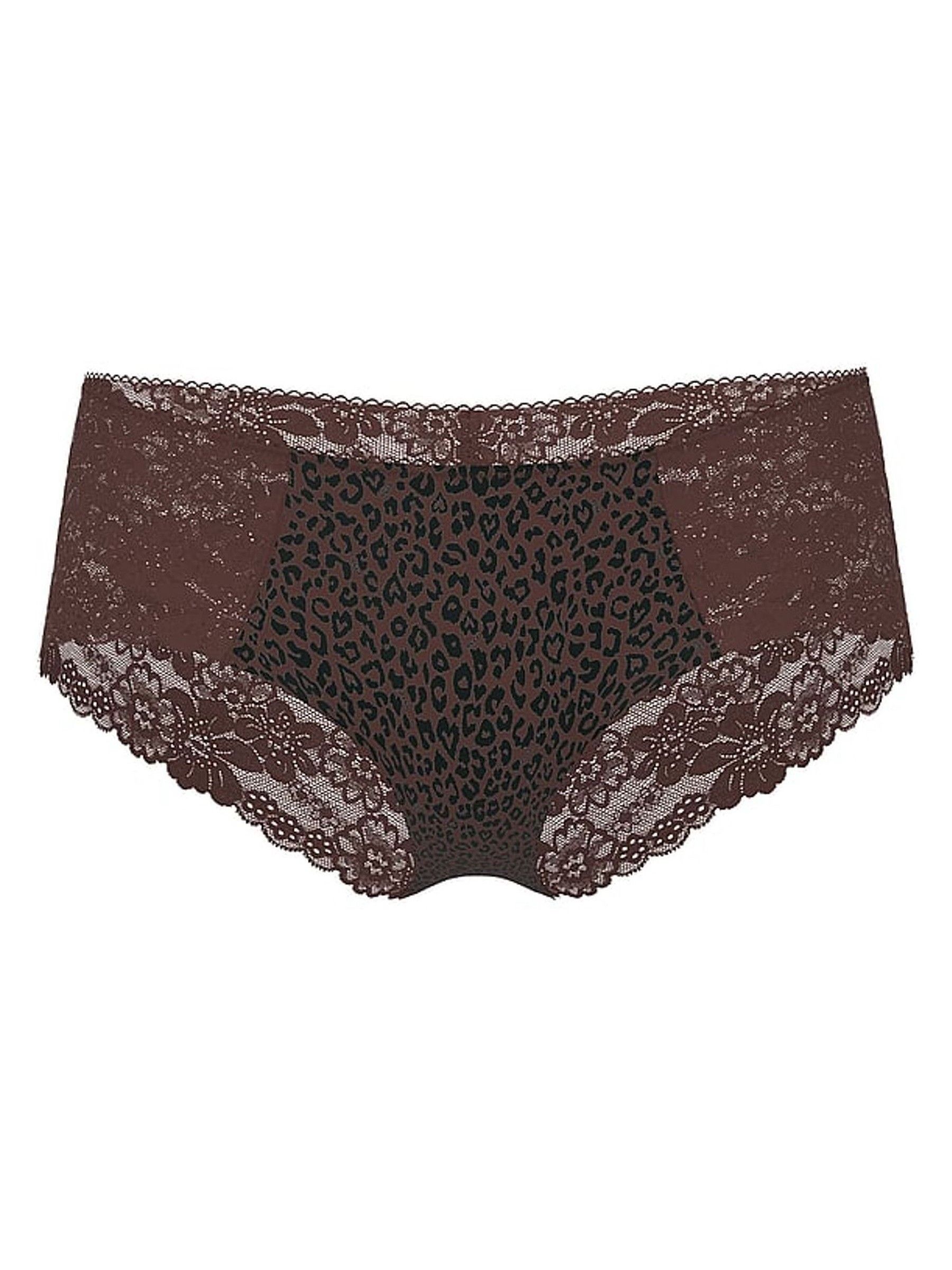 Brown Leopard Hipster Knickers - Image 2 of 2