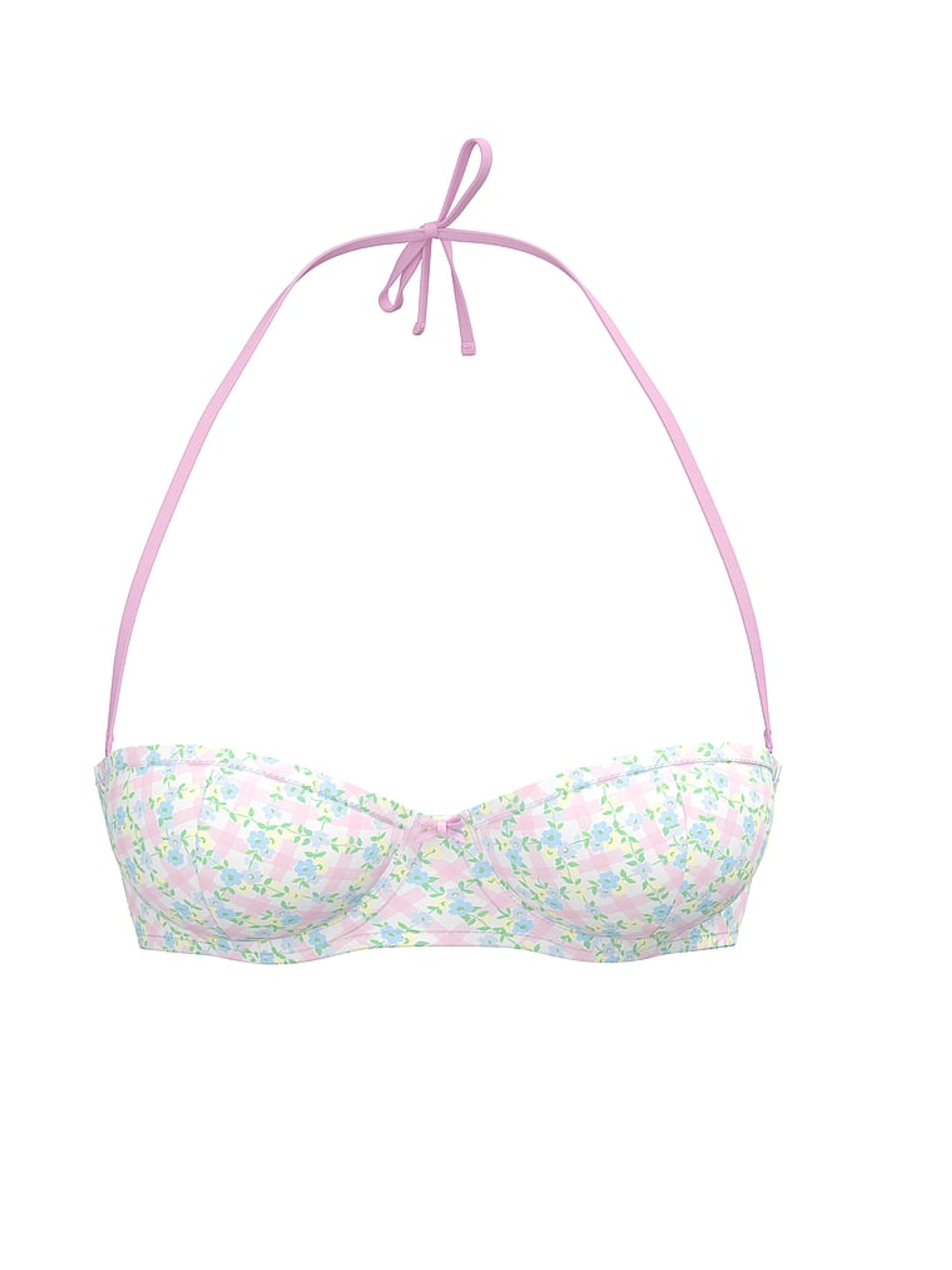 Daisy Pink Gingham Sylvie Bikini Top - Image 3 of 3