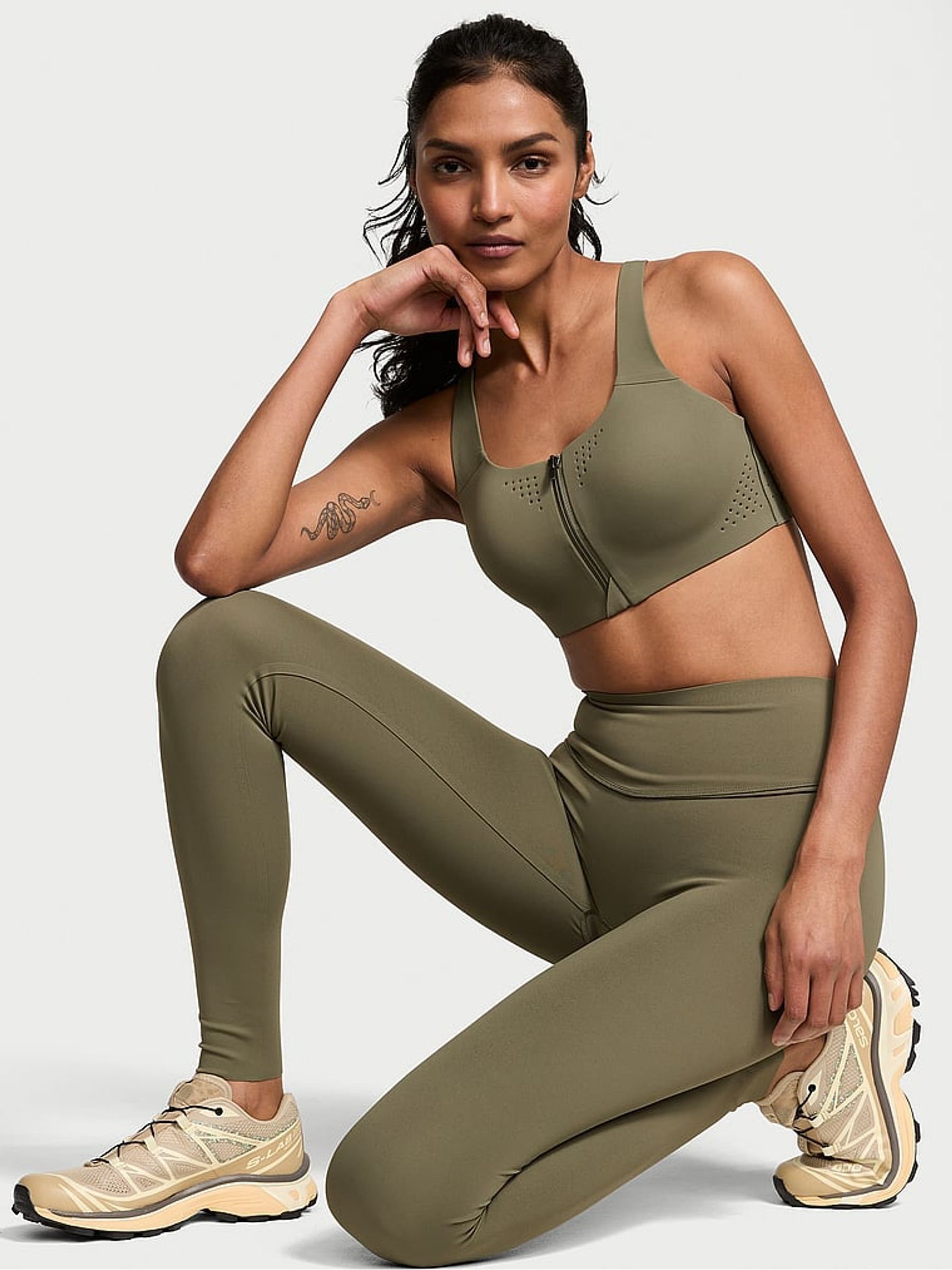 Desert Cactus Green Full Length Elevate™ Leggings - Image 1 of 2