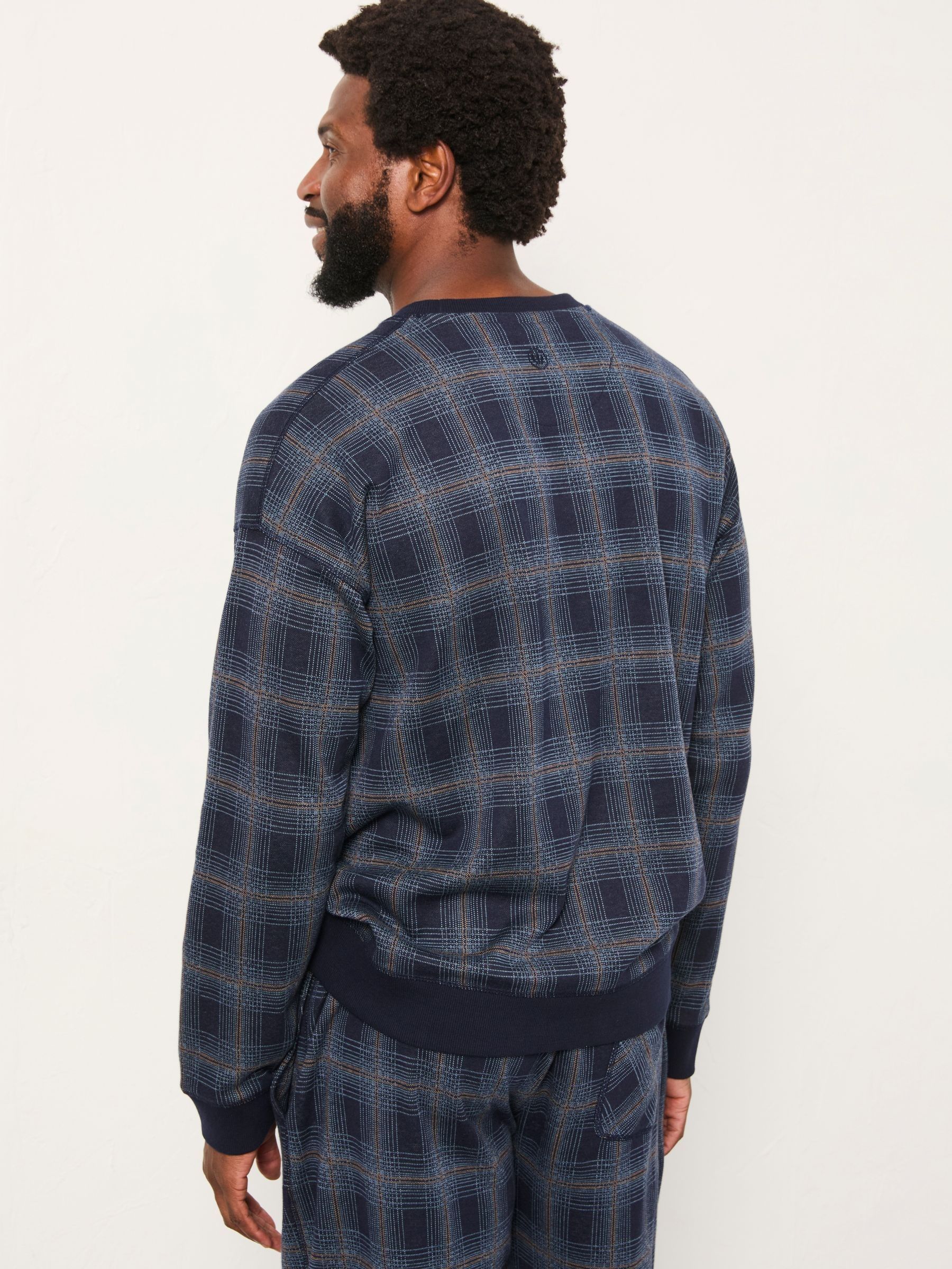 Kemble Navy Check Jumper - Image 2 of 5
