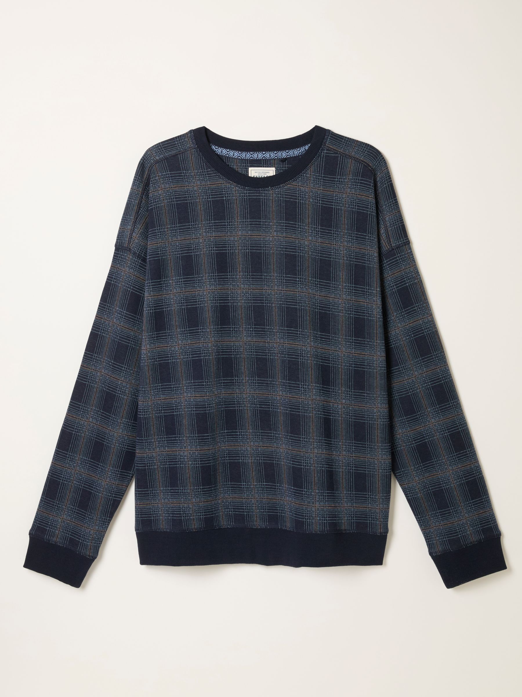Kemble Navy Check Jumper - Image 5 of 5