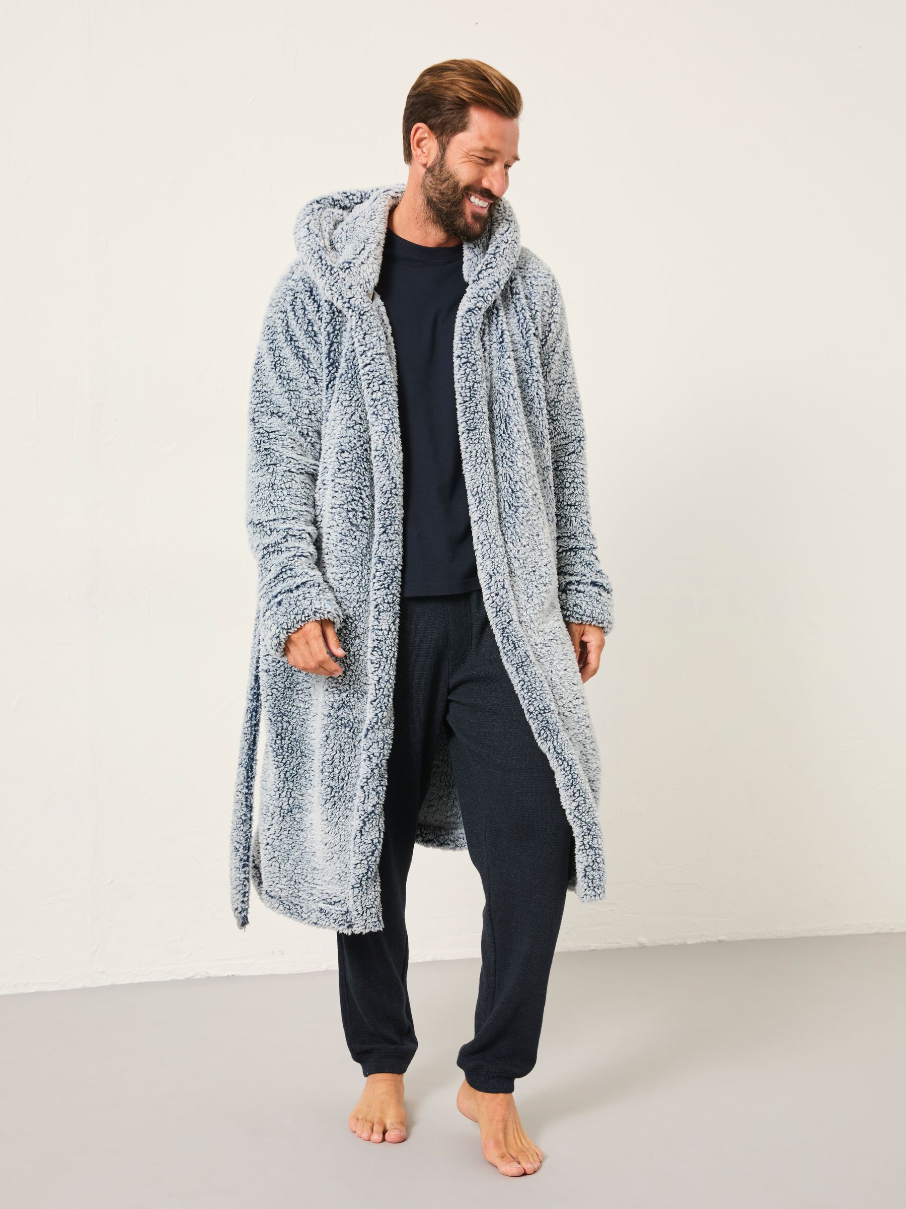 Navy Snuggle Sofa Robe - Image 1 of 6 Navy Snuggle Sofa Robe - Image 1 of 6
