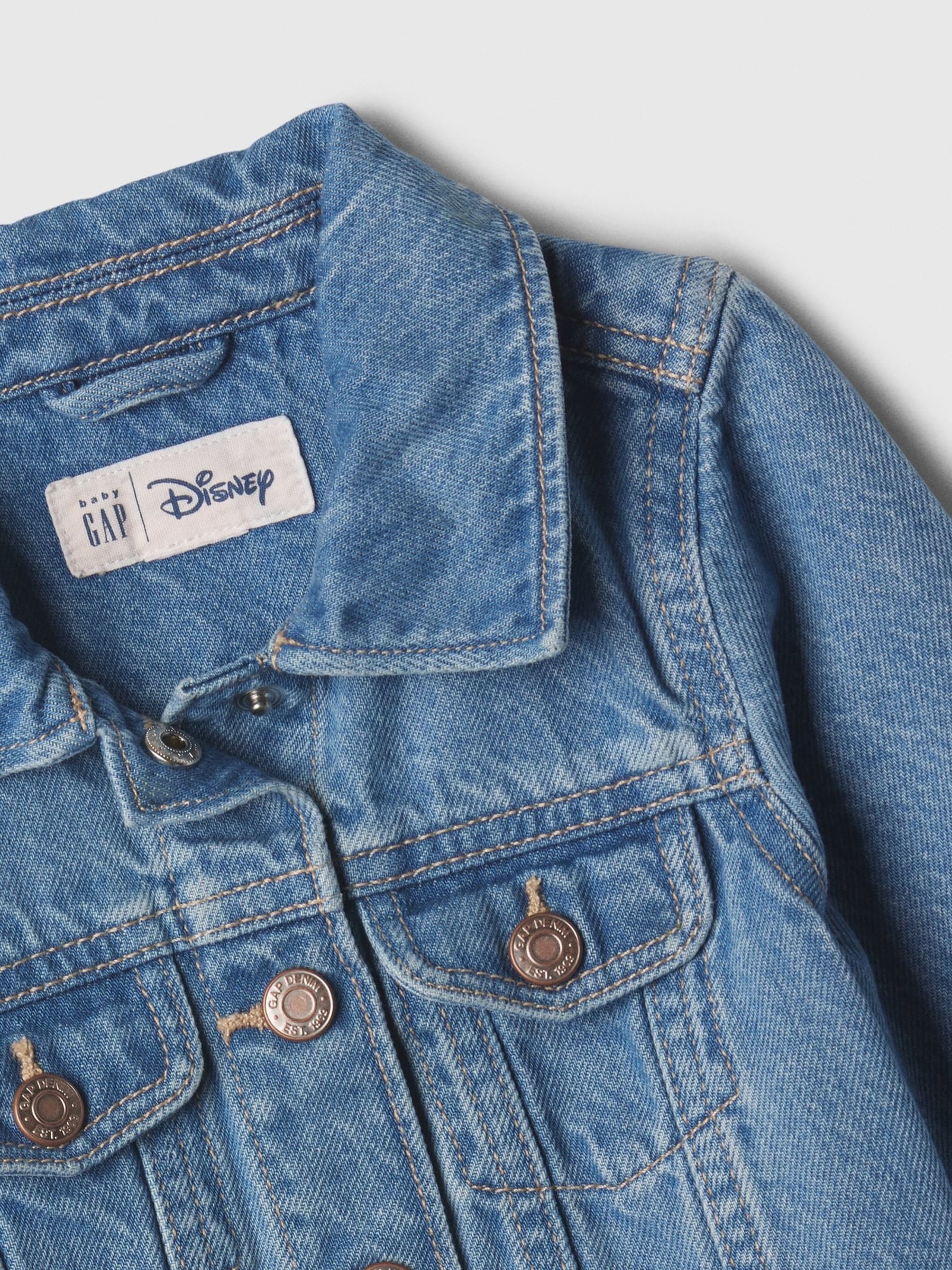 Blue Disney Minnie Mouse Icon Denim Jacket (6mths-5yrs) - Image 4 of 4